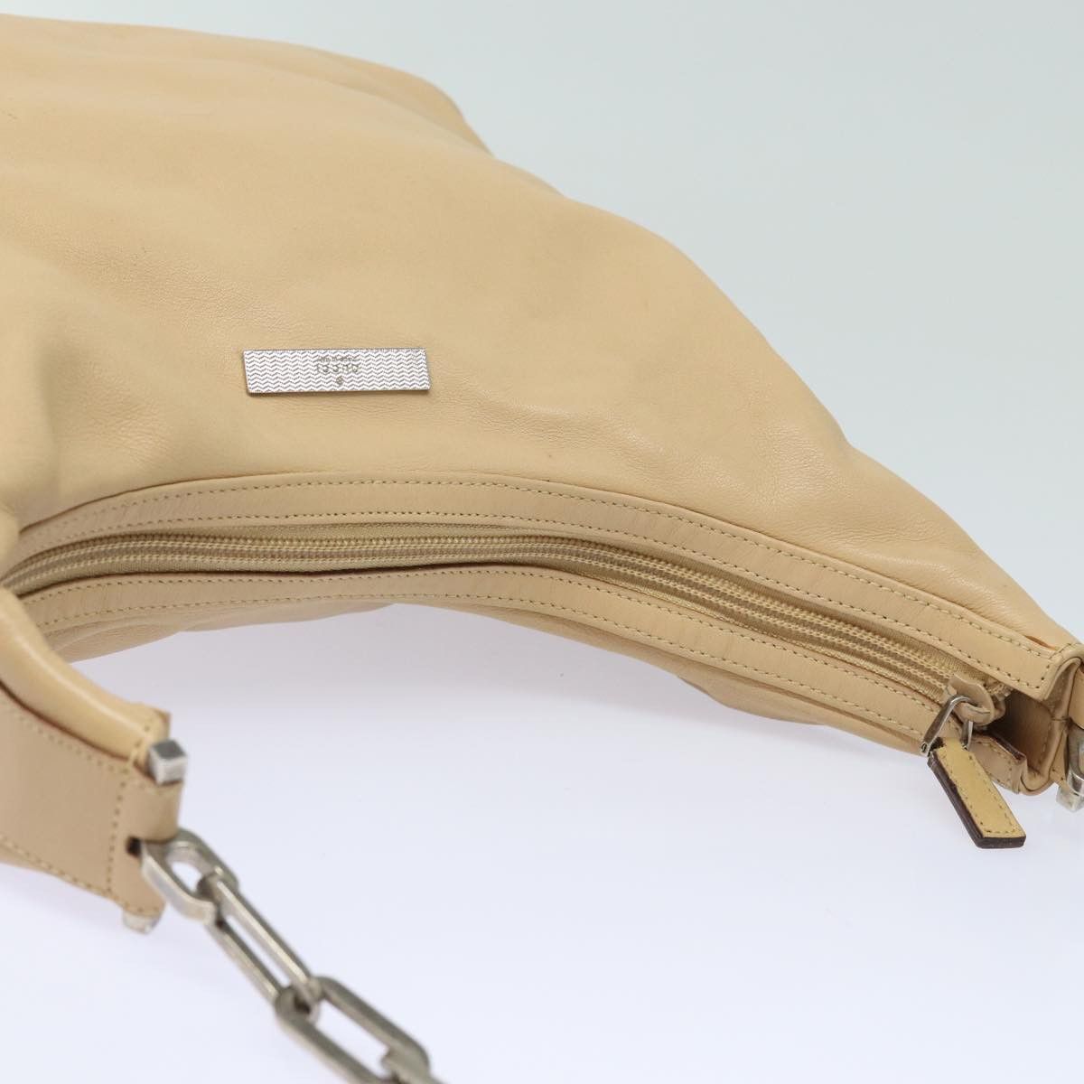 Gucci Jackie Beige Leather Shoulder Bag (Pre-Owned) Size ONE SIZE - 4 Thumbnail