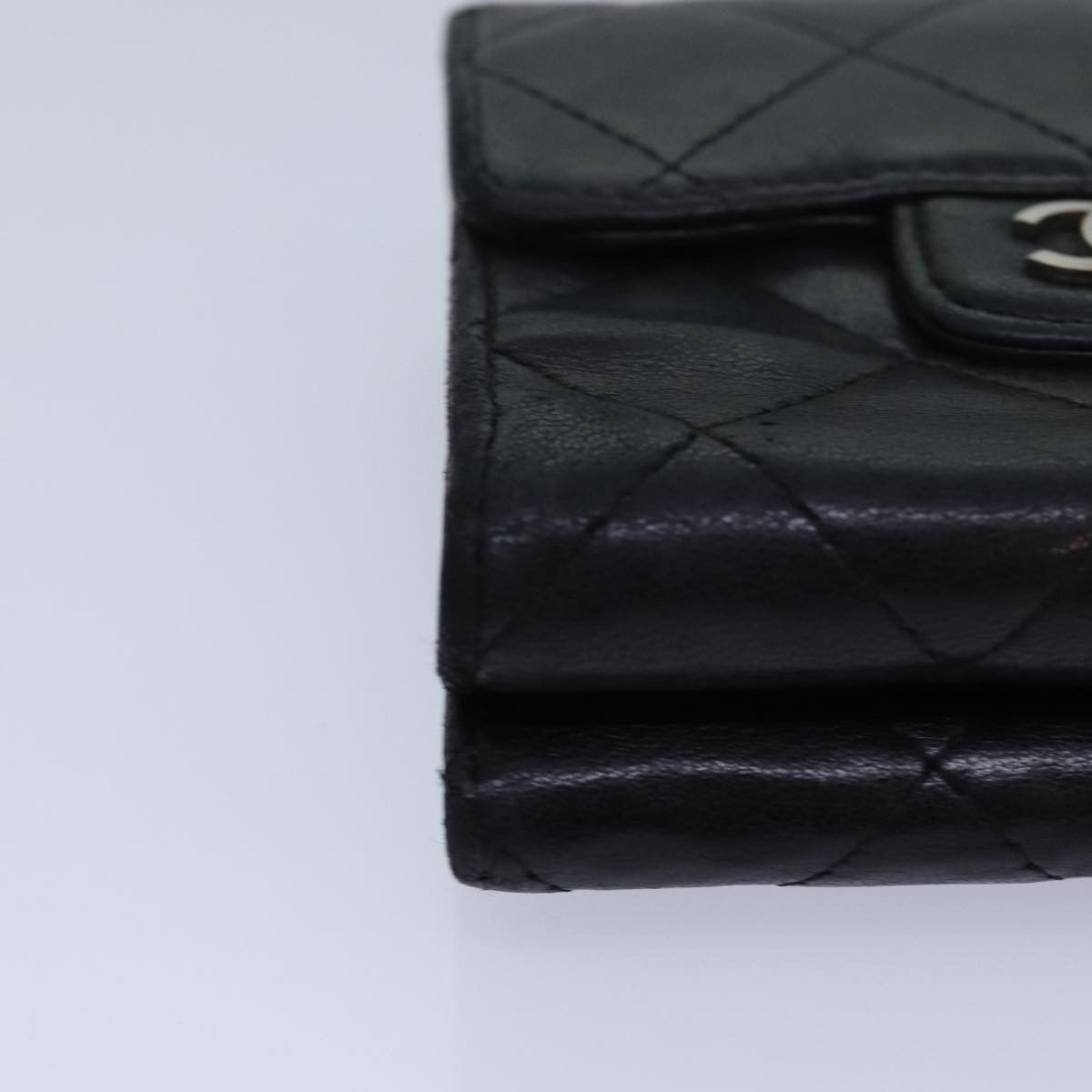 Chanel Timeless Black Leather Wallet (Pre-Owned) Size ONE SIZE - 5 Thumbnail
