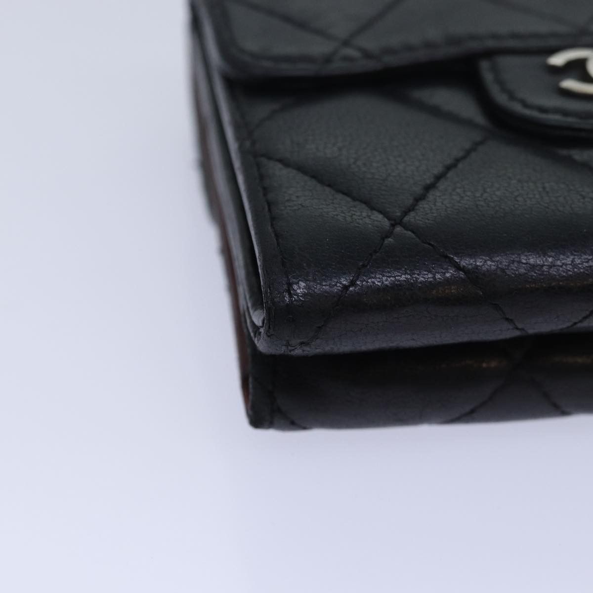 Chanel Timeless Black Leather Wallet (Pre-Owned) Size ONE SIZE - 7 Thumbnail