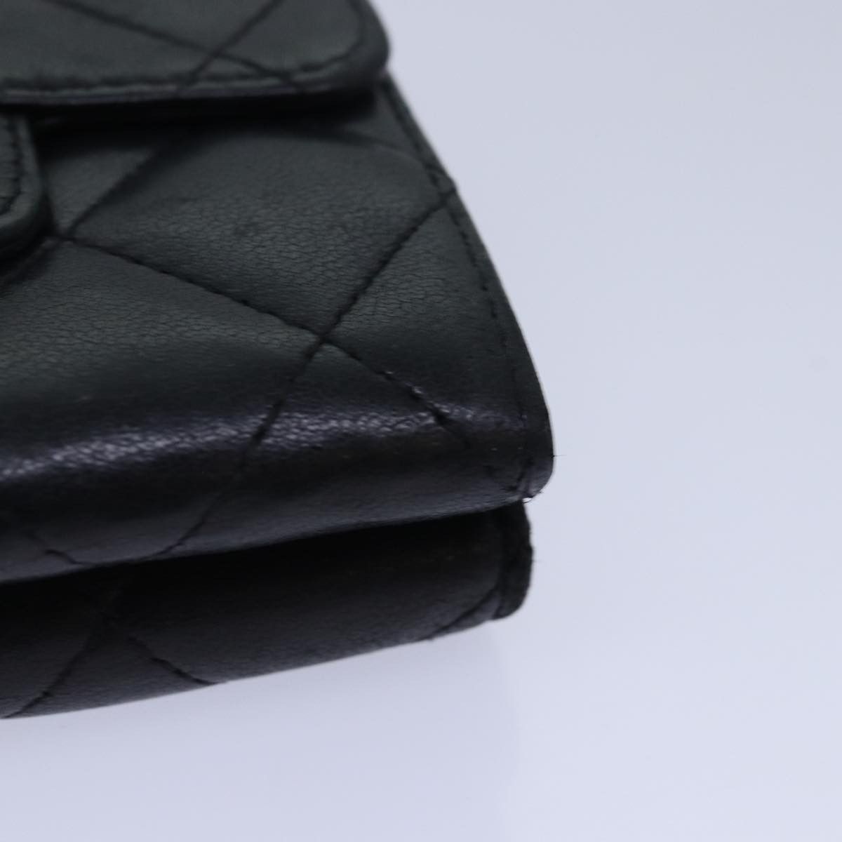 Chanel Timeless Black Leather Wallet (Pre-Owned) Size ONE SIZE - 8 Thumbnail