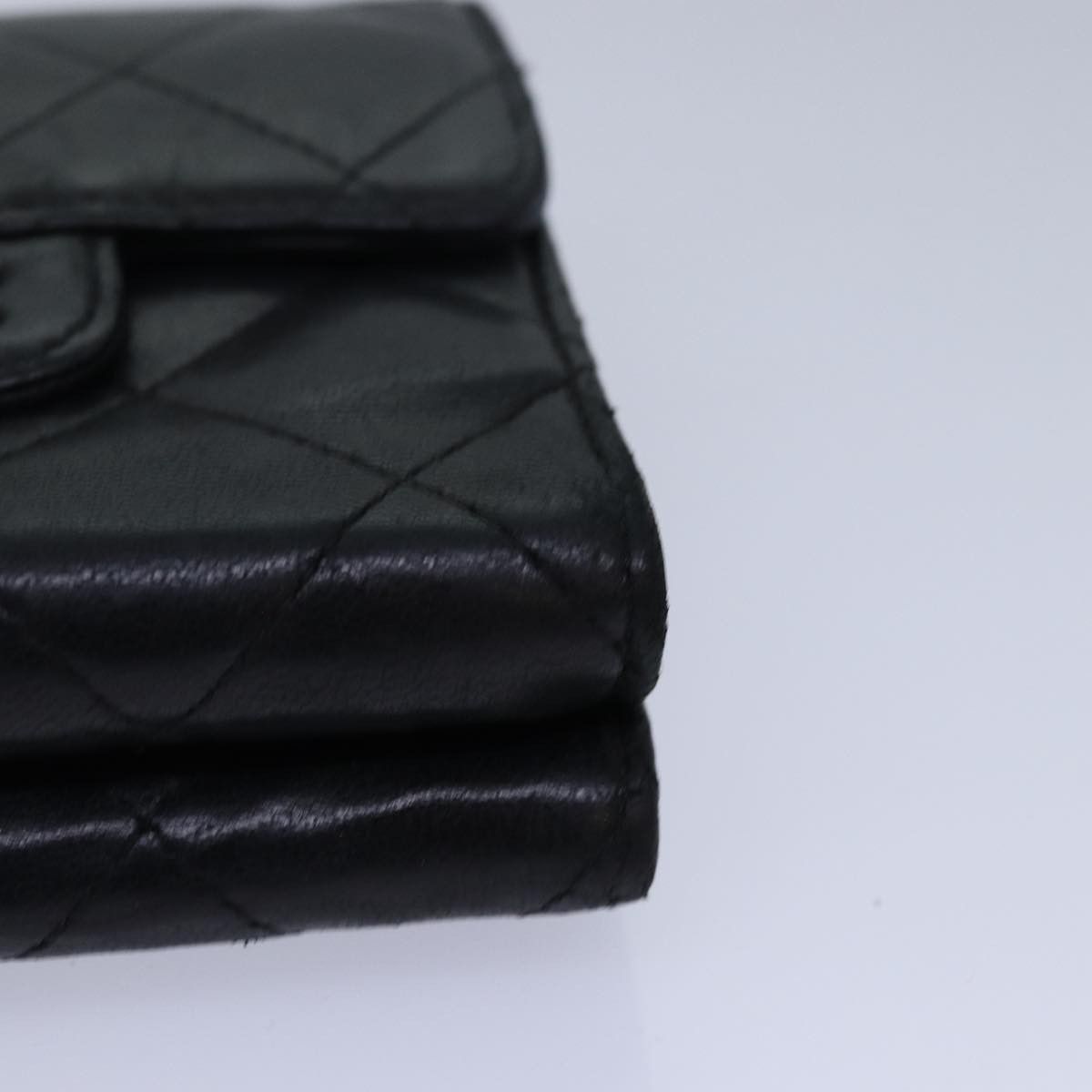 Chanel Timeless Black Leather Wallet (Pre-Owned) Size ONE SIZE - 6 Thumbnail