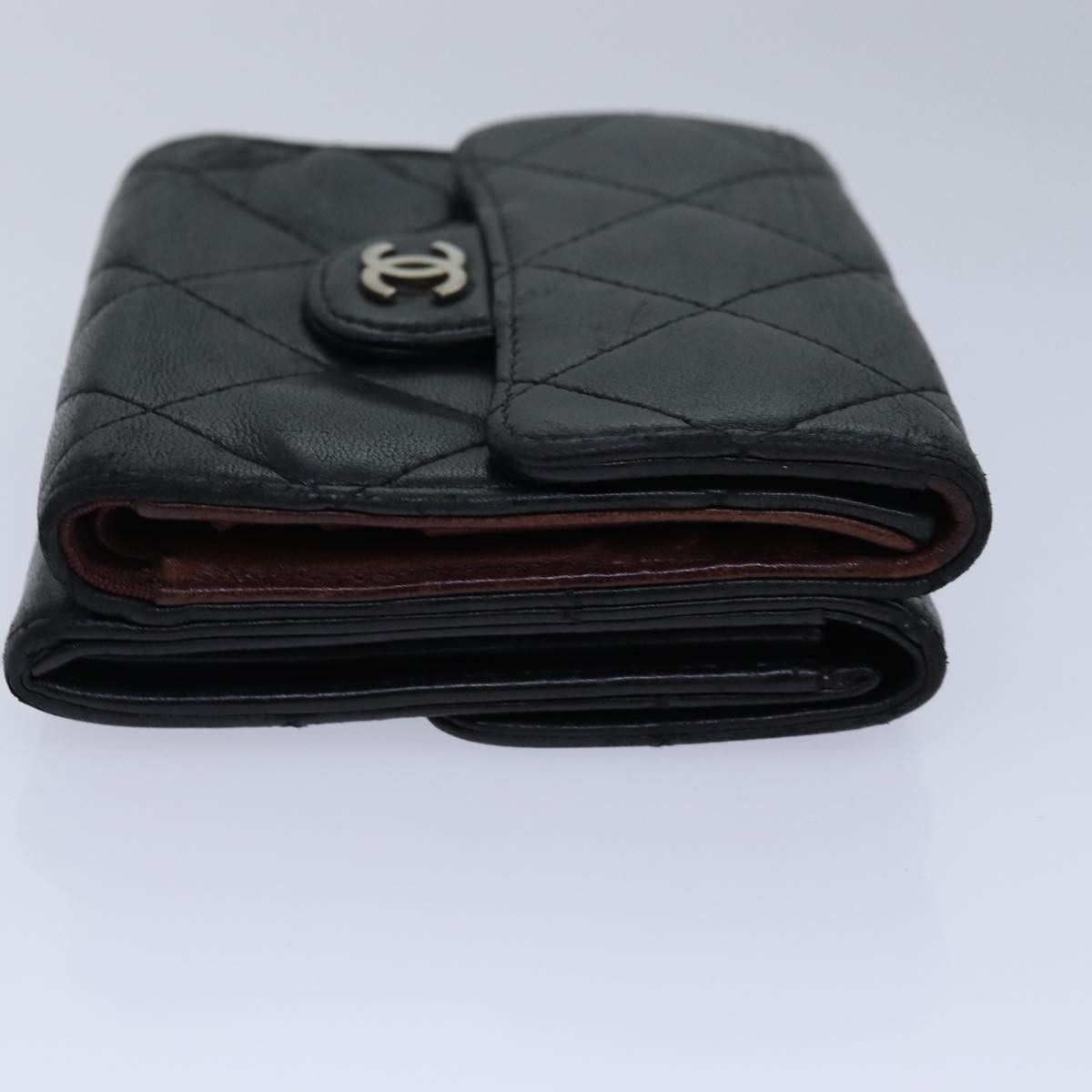 Chanel Timeless Black Leather Wallet (Pre-Owned) Size ONE SIZE - 4 Thumbnail