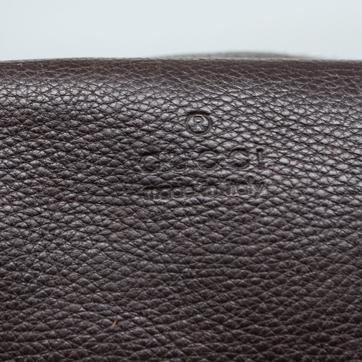 Gucci Brown Leather Shoulder Bag (Pre-Owned) Size ONE SIZE - 8 Thumbnail