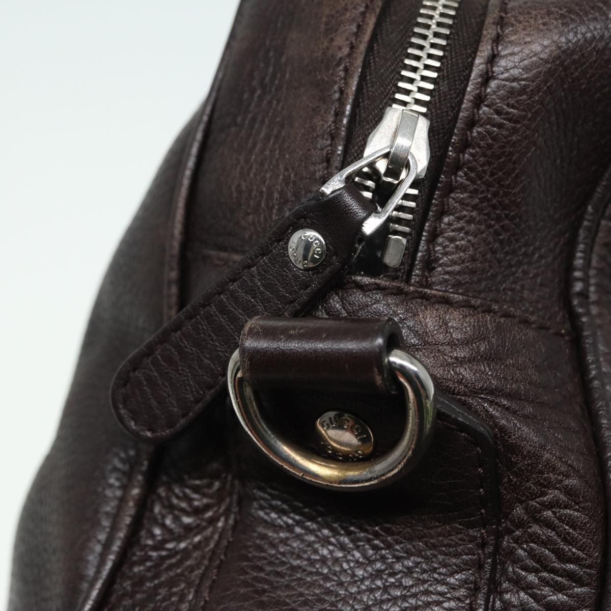 Gucci Brown Leather Shoulder Bag (Pre-Owned) Size ONE SIZE - 18 Thumbnail