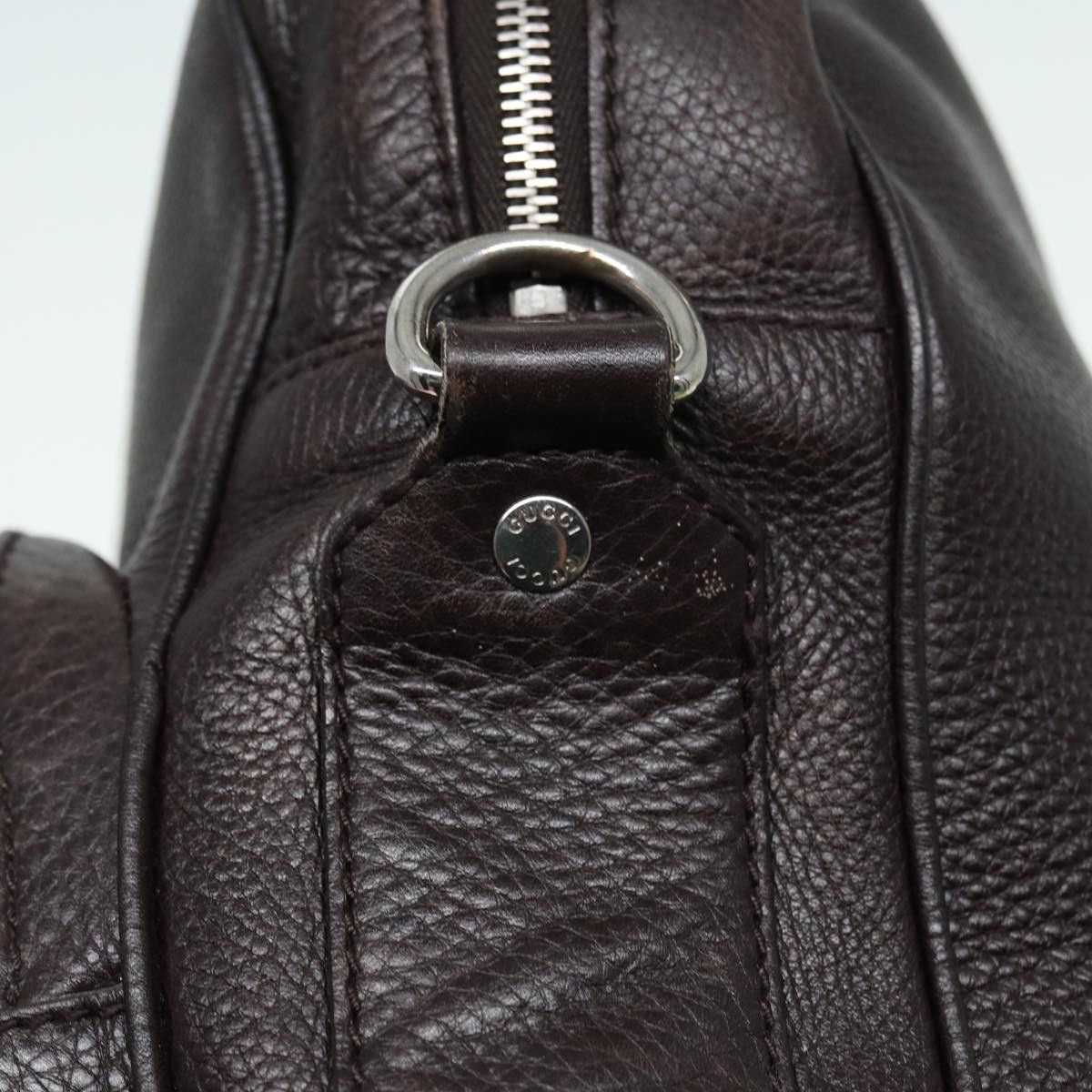Gucci Brown Leather Shoulder Bag (Pre-Owned) Size ONE SIZE - 17 Thumbnail