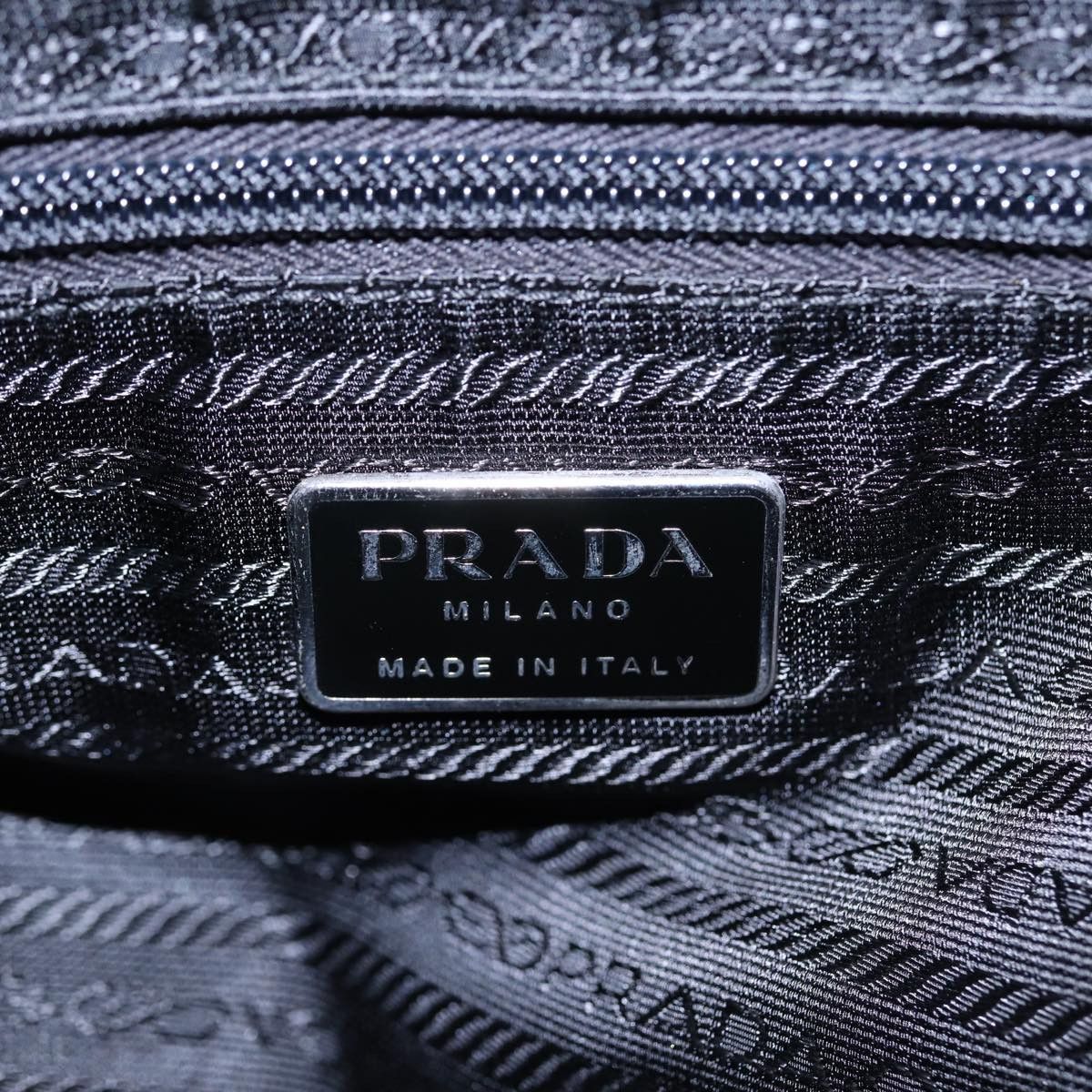 Prada Tessuto Green Synthetic Tote Bag (Pre-Owned) Size ONE SIZE - 14 Thumbnail