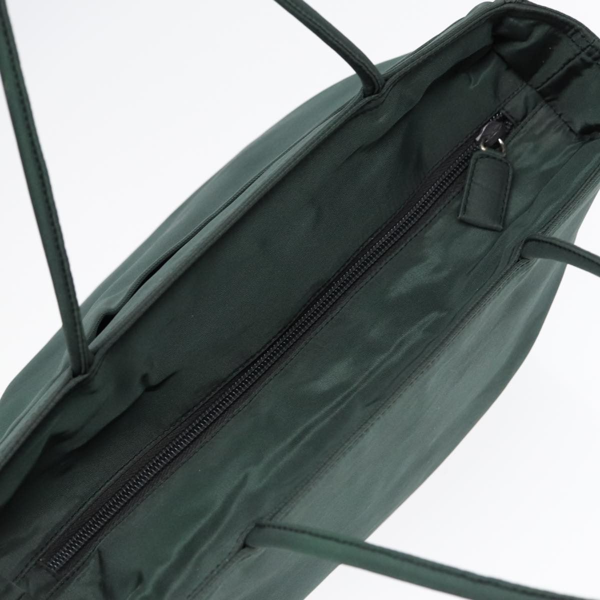 Prada Tessuto Green Synthetic Tote Bag (Pre-Owned) Size ONE SIZE - 10 Thumbnail