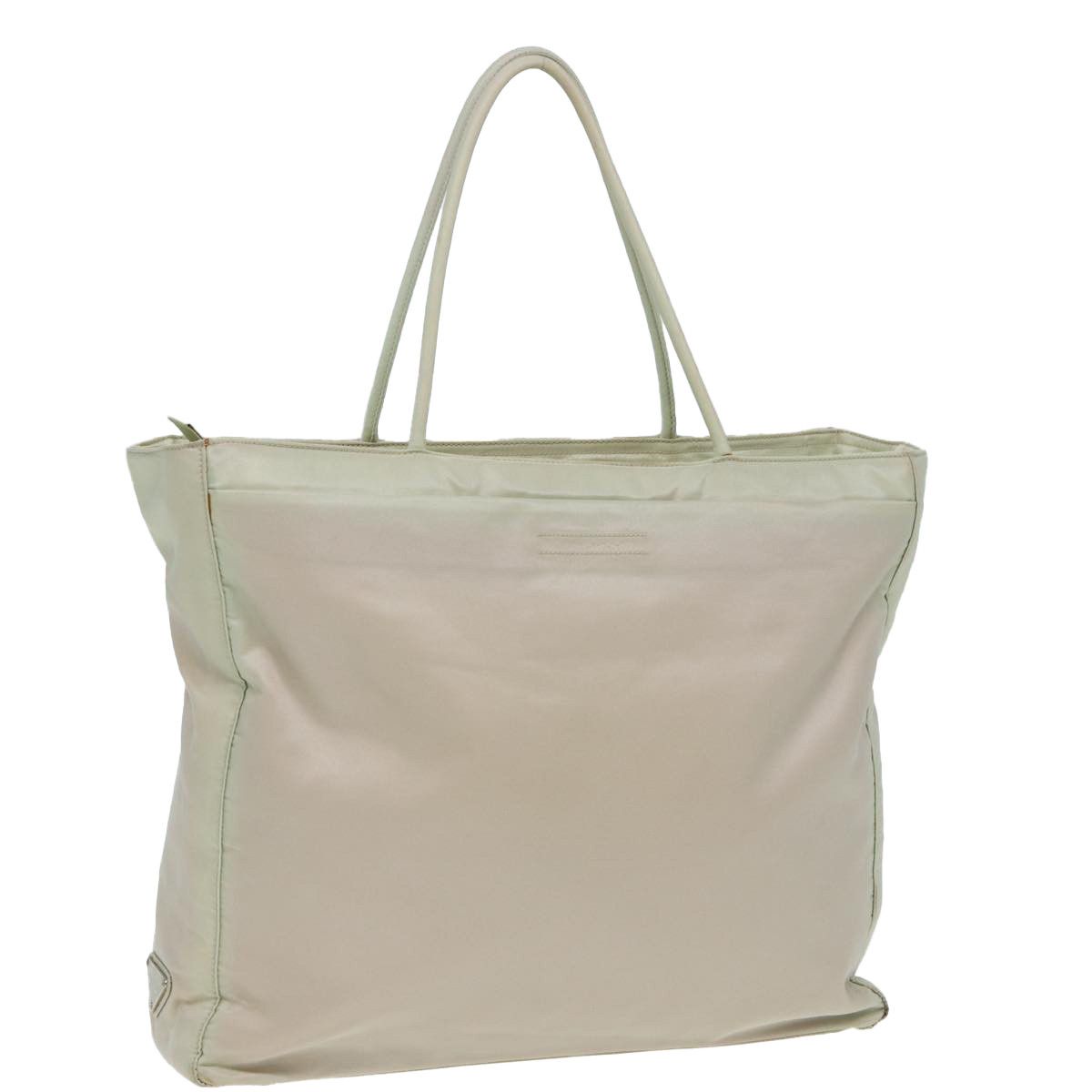 Prada Tessuto White Synthetic Tote Bag (Pre-Owned) Size ONE SIZE - 18 Thumbnail
