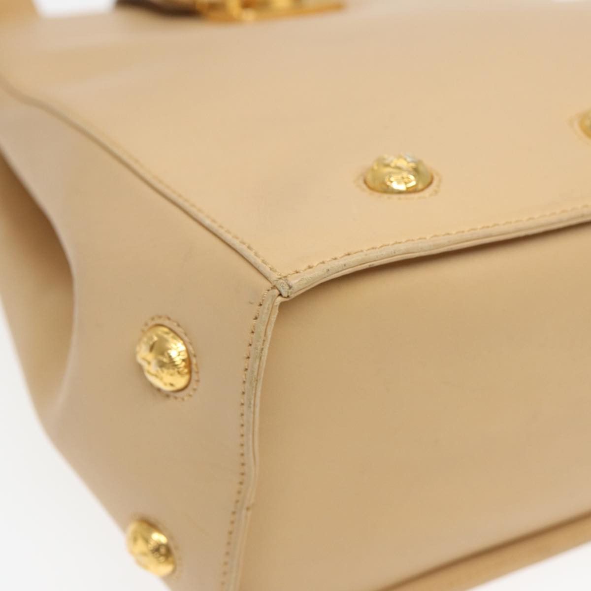 Salvatore Ferragamo Beige Leather Shoulder Bag (Pre-Owned) Size ONE SIZE - 14 Thumbnail