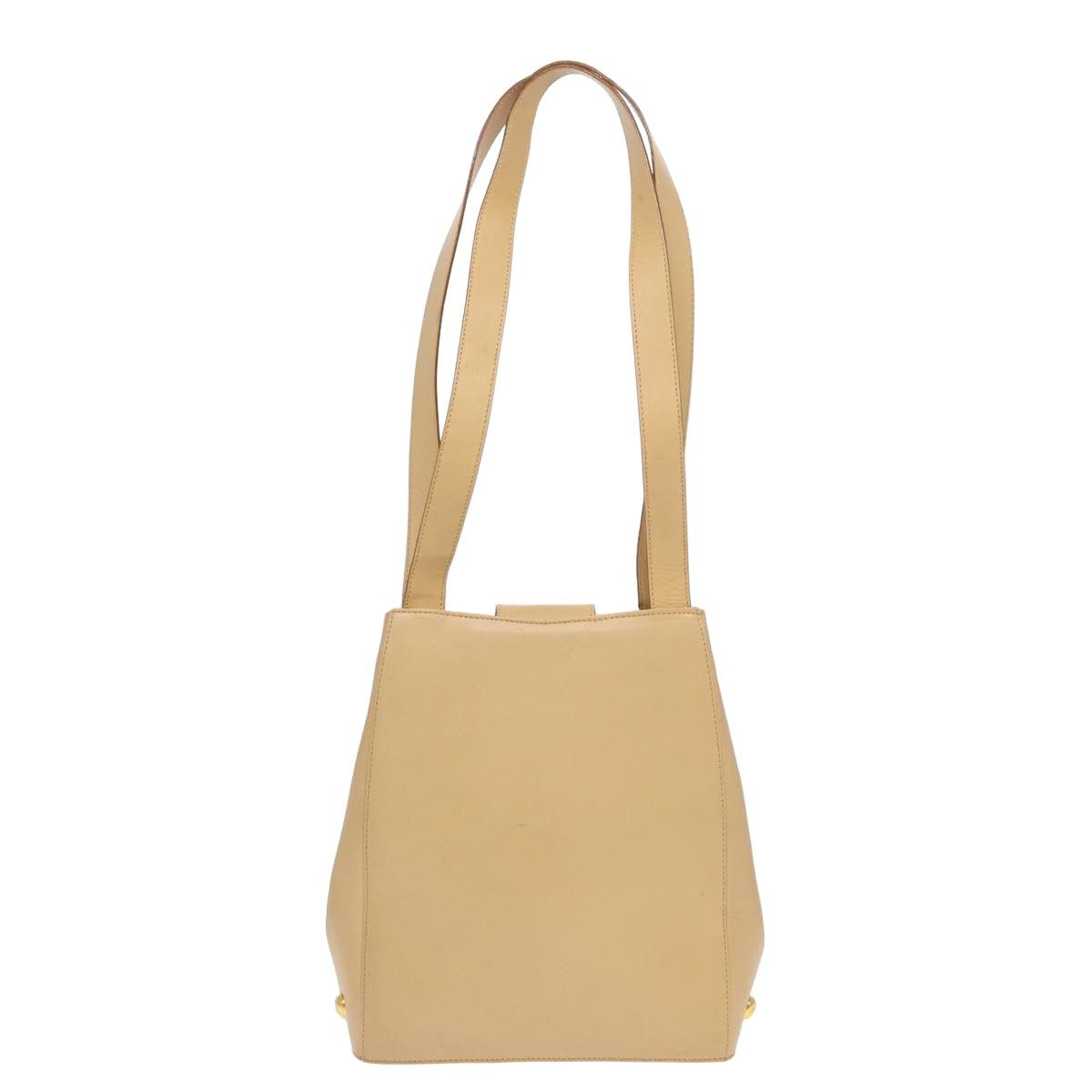 Salvatore Ferragamo Beige Leather Shoulder Bag (Pre-Owned) Size ONE SIZE - 2 Thumbnail