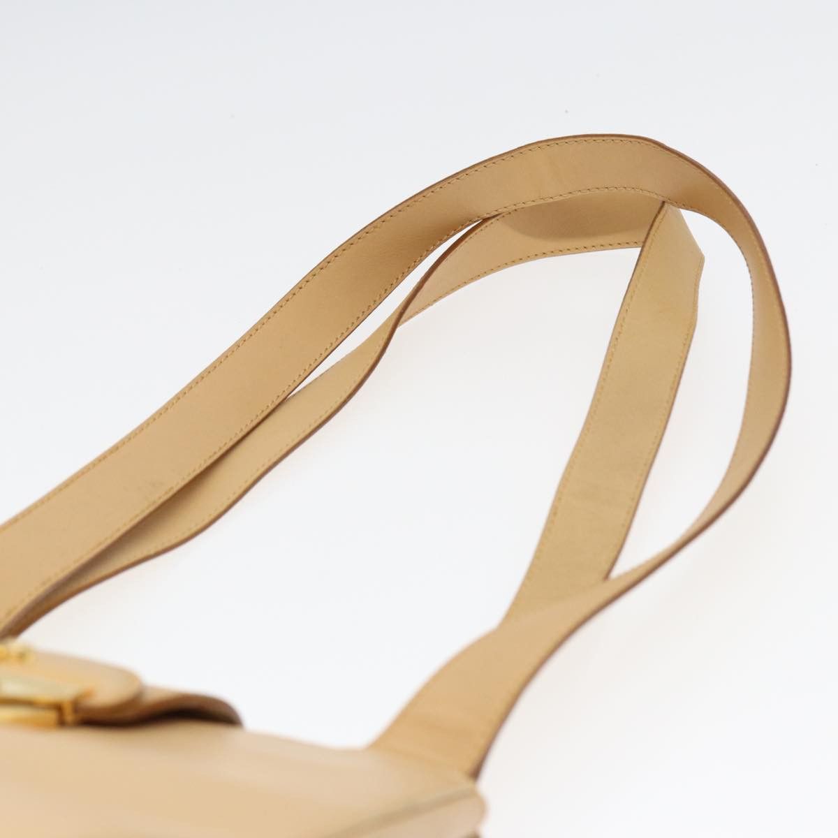 Salvatore Ferragamo Beige Leather Shoulder Bag (Pre-Owned) Size ONE SIZE - 12 Thumbnail