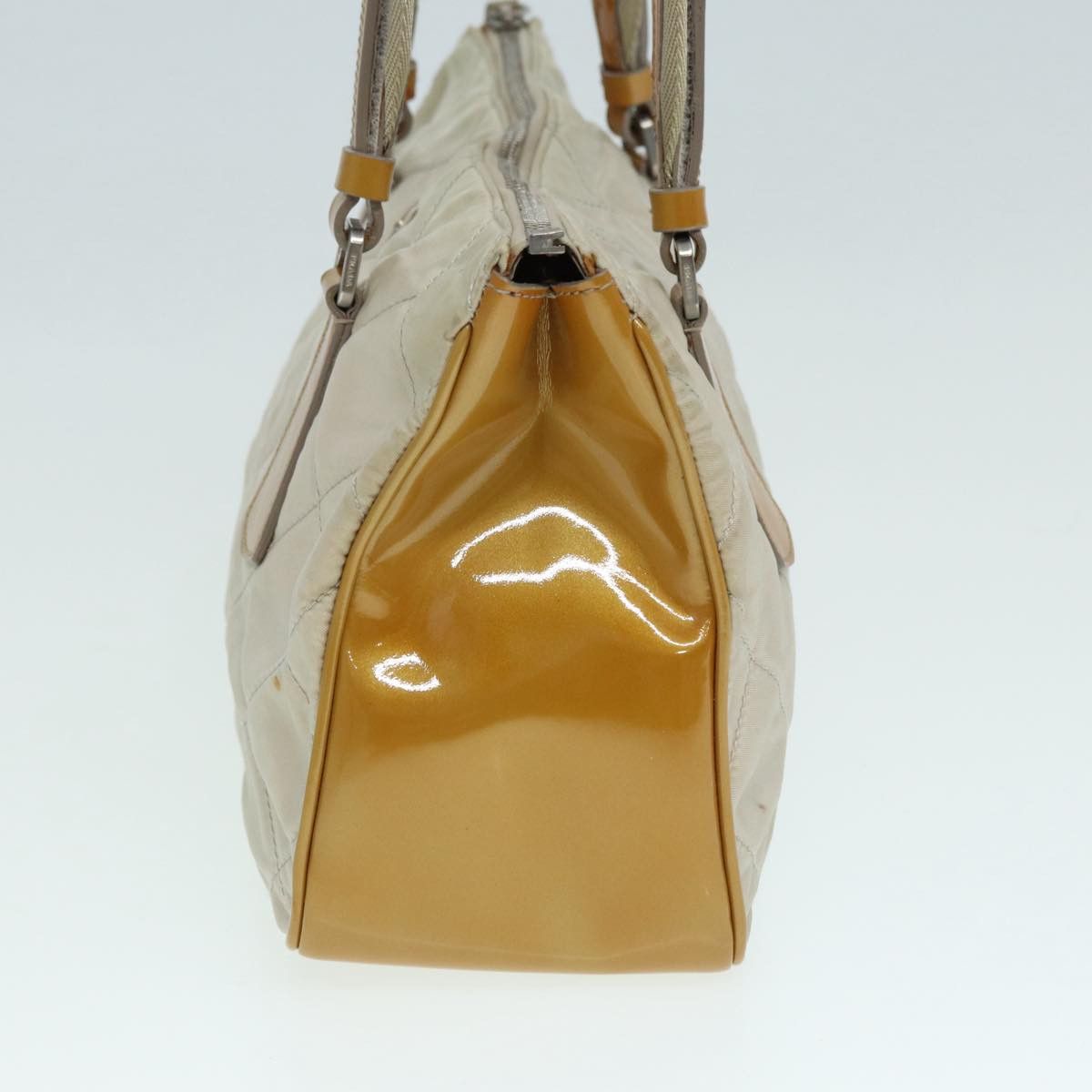 Prada Tessuto Beige Synthetic Shoulder Bag (Pre-Owned) Size ONE SIZE - 3 Thumbnail