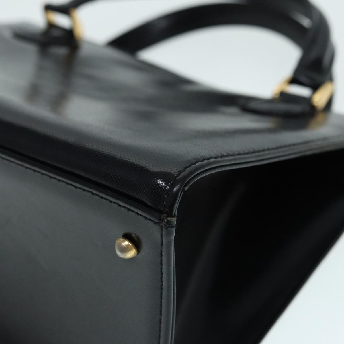 Versace Black Patent Leather Handbag (Pre-Owned) Size ONE SIZE - 13 Thumbnail