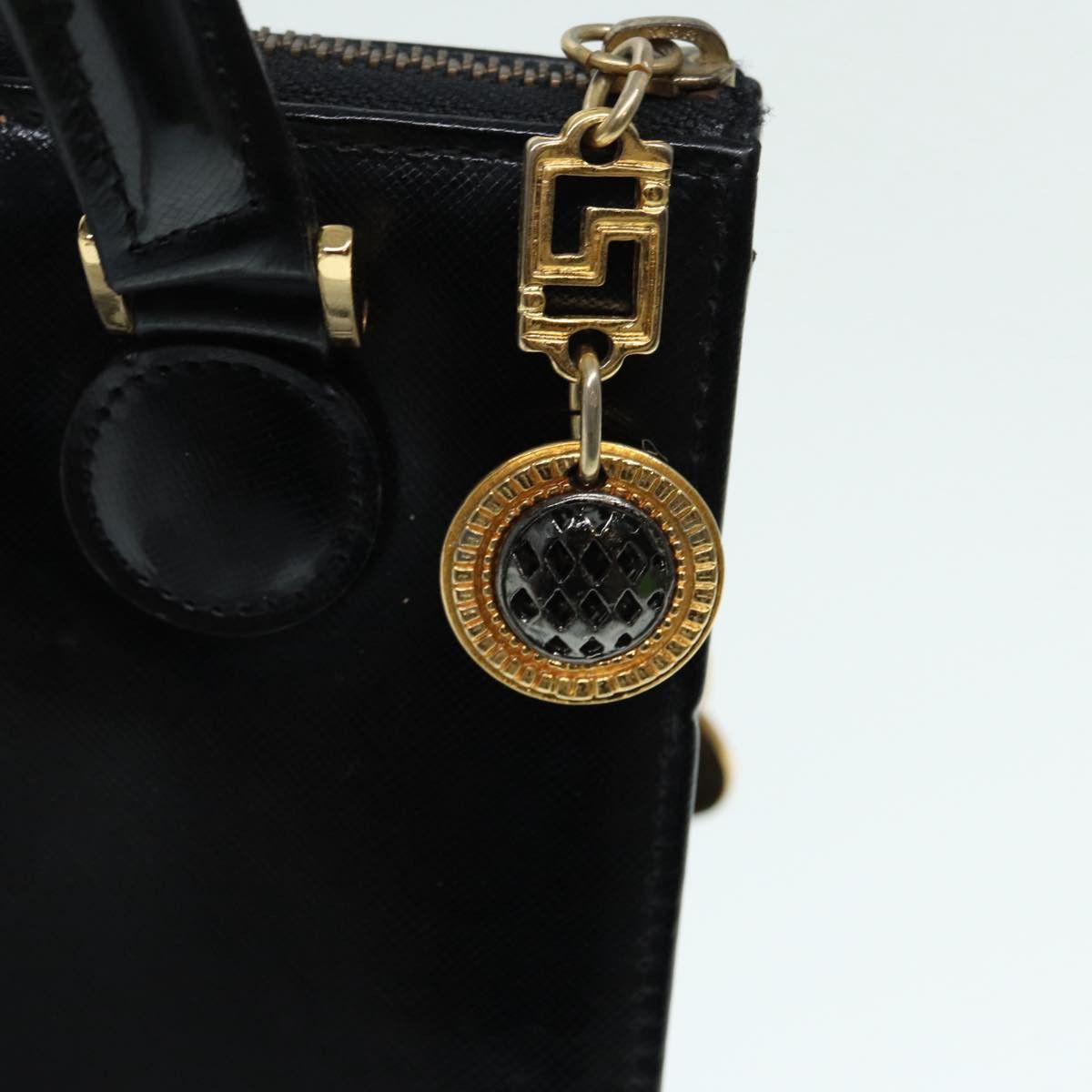 Versace Black Patent Leather Handbag (Pre-Owned) Size ONE SIZE - 19 Thumbnail