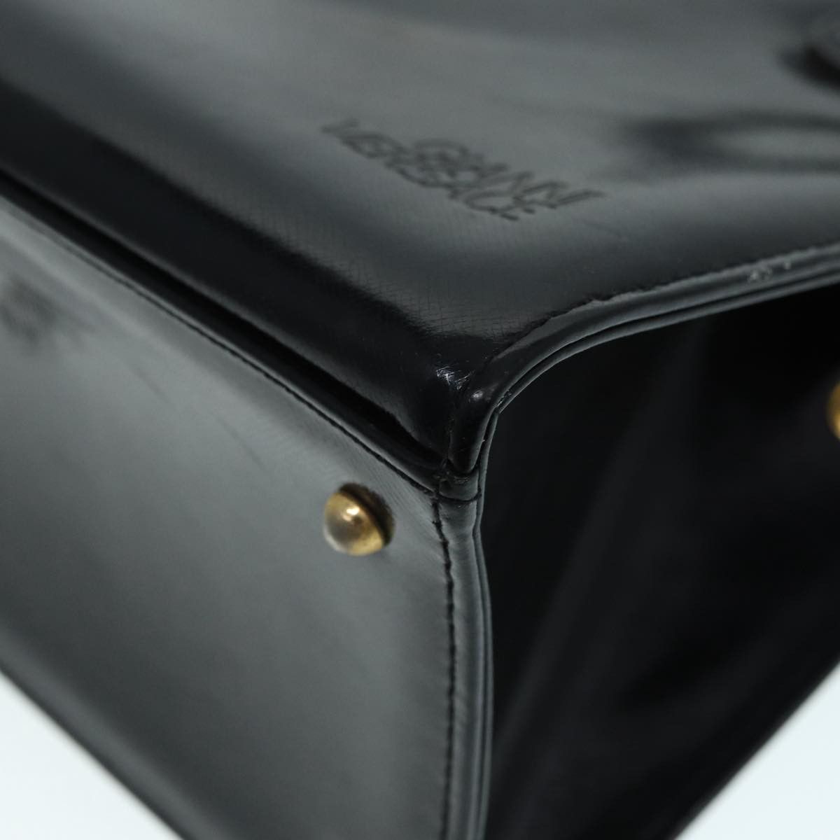 Versace Black Patent Leather Handbag (Pre-Owned) Size ONE SIZE - 15 Thumbnail