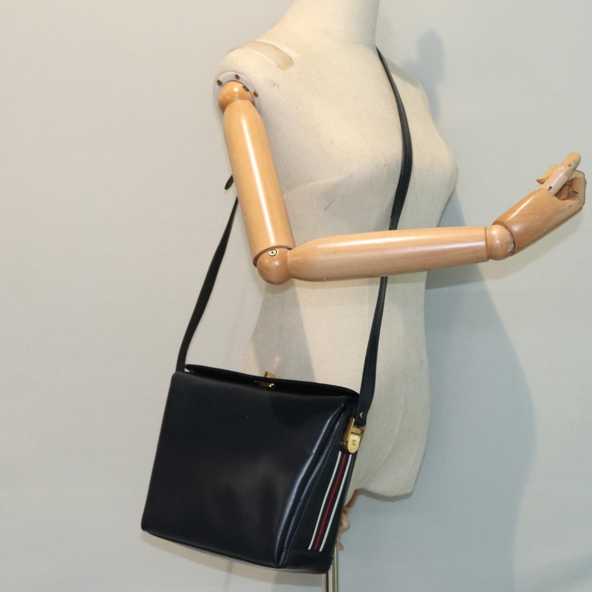 Gucci Ophidia Navy Leather Shoulder Bag (Pre-Owned) Size ONE SIZE - 11 Thumbnail