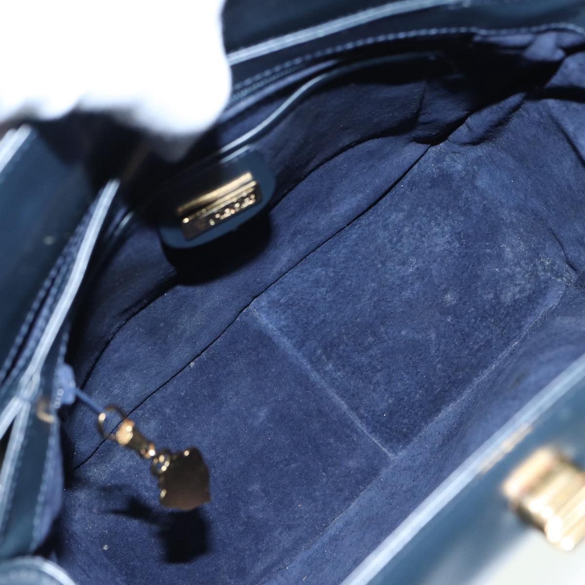 Gucci Ophidia Navy Leather Shoulder Bag (Pre-Owned) Size ONE SIZE - 7 Thumbnail