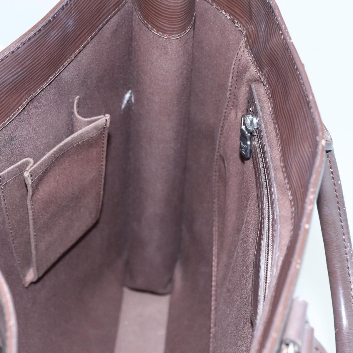 Louis Vuitton Sac Plat Brown Leather Handbag (Pre-Owned) Size ONE SIZE - 5 Thumbnail