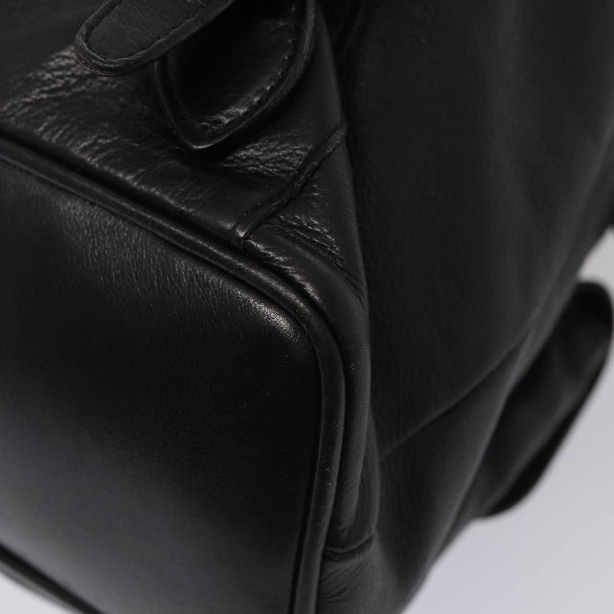 Gucci Bamboo Black Leather Backpack Bag (Pre-Owned) Size ONE SIZE - 9 Thumbnail