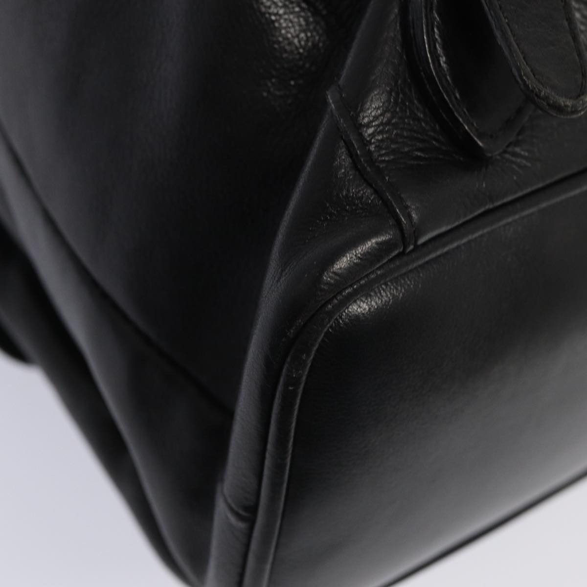 Gucci Bamboo Black Leather Backpack Bag (Pre-Owned) Size ONE SIZE - 10 Thumbnail