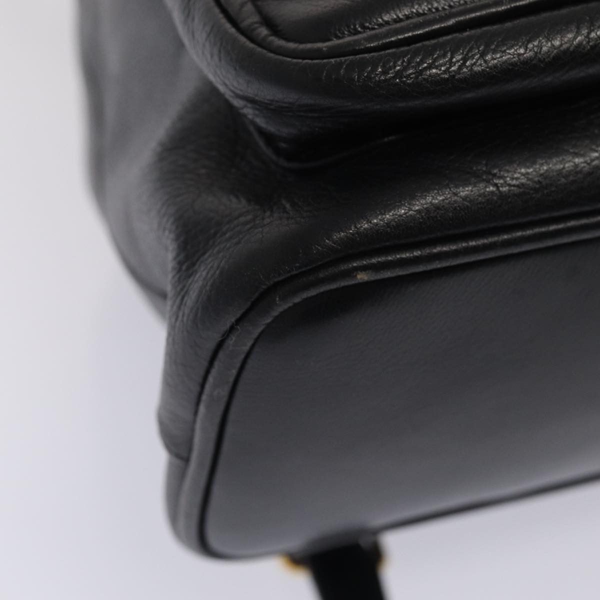 Gucci Bamboo Black Leather Backpack Bag (Pre-Owned) Size ONE SIZE - 8 Thumbnail