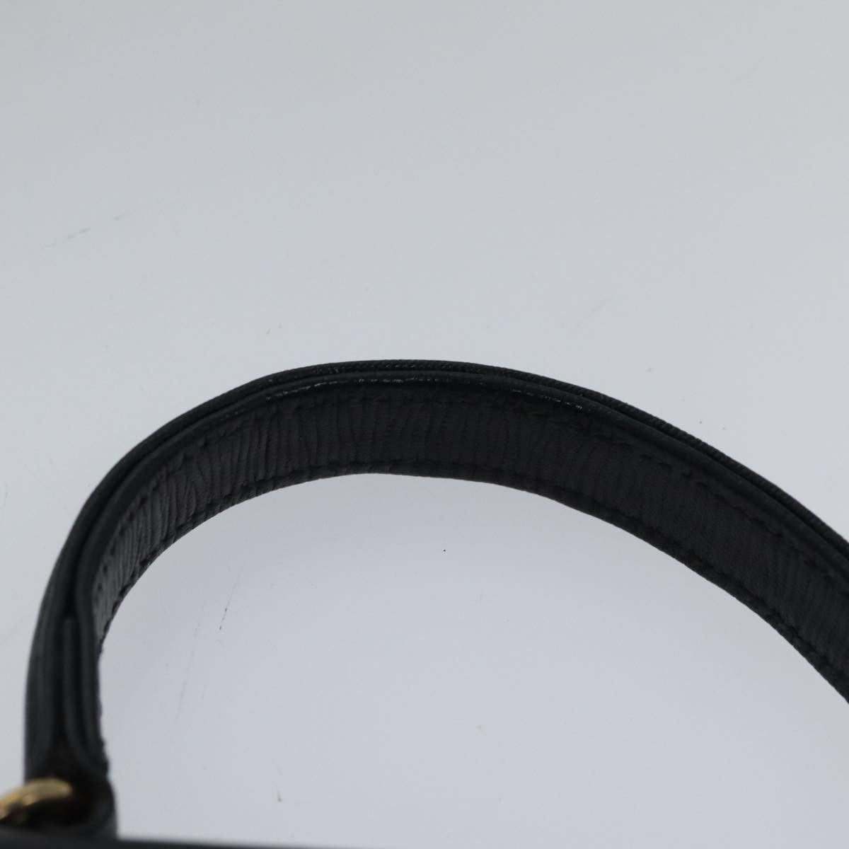 Versace Gianni Black Leather Handbag (Pre-Owned) Size ONE SIZE - 6 Thumbnail