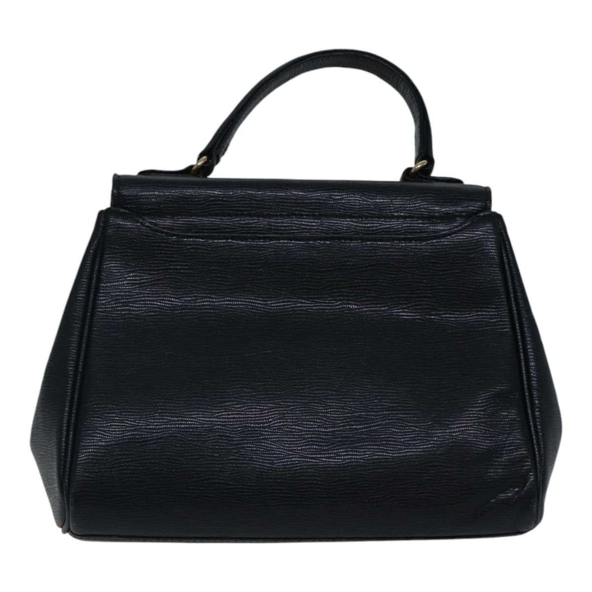 Versace Gianni Black Leather Handbag (Pre-Owned) Size ONE SIZE - 2 Thumbnail