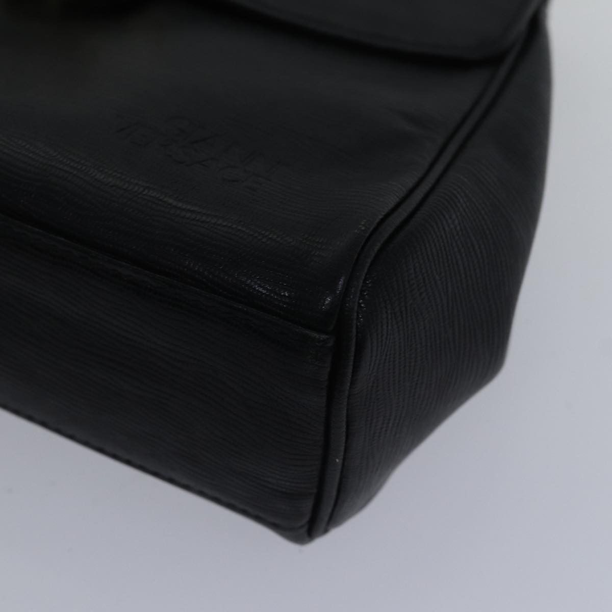 Versace Gianni Black Leather Handbag (Pre-Owned) Size ONE SIZE - 8 Thumbnail
