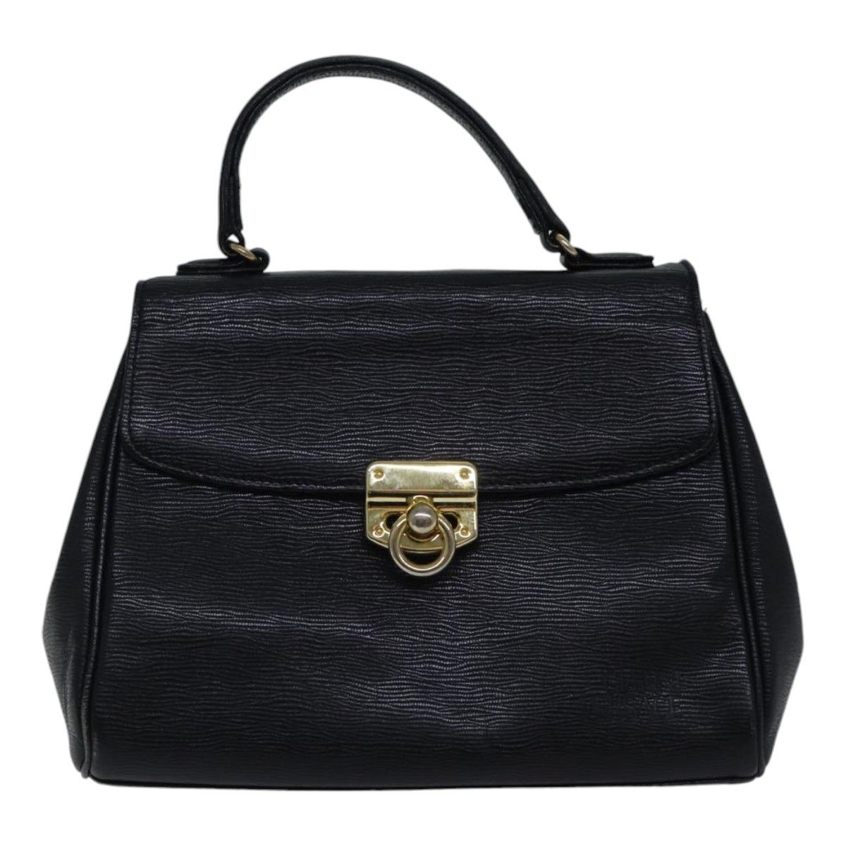 Versace Gianni Black Leather Handbag (Pre-Owned) Size ONE SIZE - 19 Thumbnail