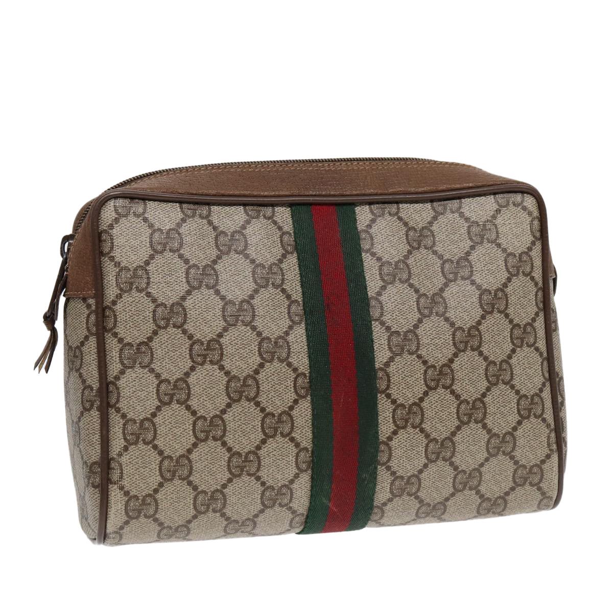 Gucci Gg Canvas Beige Canvas Clutch Bag (Pre-Owned) Size ONE SIZE - 14 Thumbnail