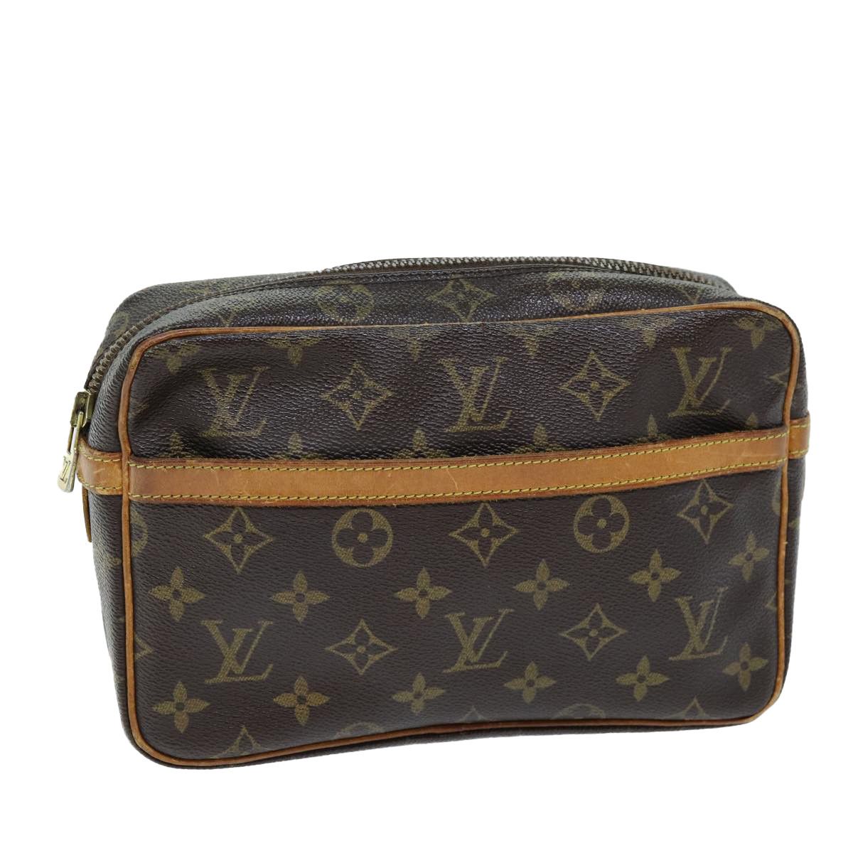 Louis Vuitton Trousse De Toilette Brown Canvas Clutch Bag (Pre-Owned) Size ONE SIZE - 10 Thumbnail