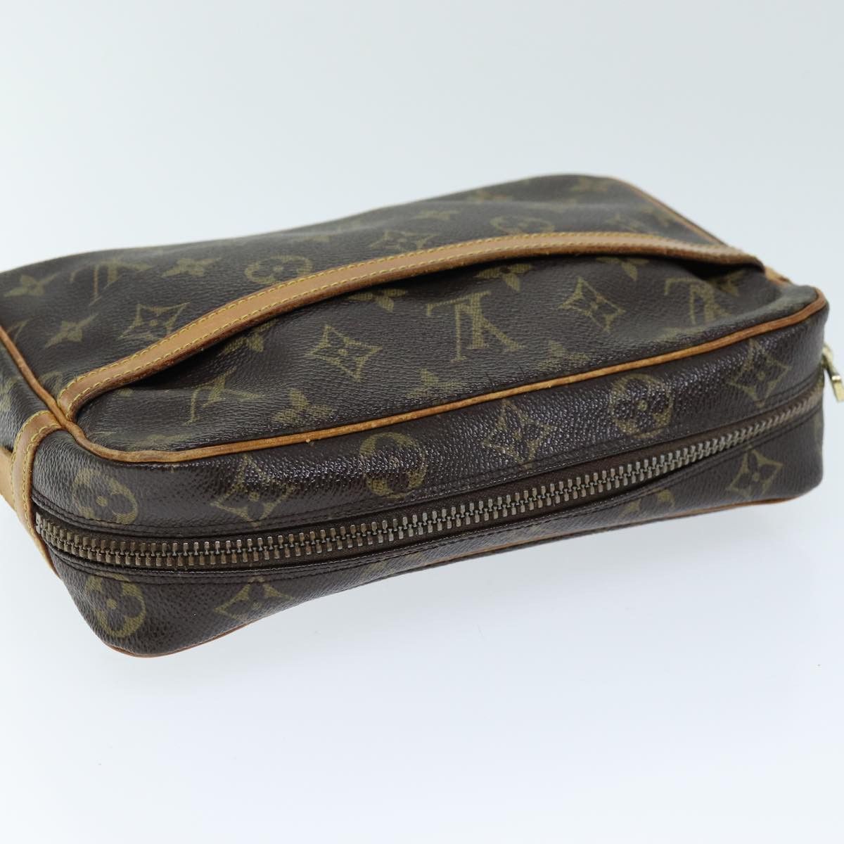 Louis Vuitton Trousse De Toilette Brown Canvas Clutch Bag (Pre-Owned) Size ONE SIZE - 4 Thumbnail