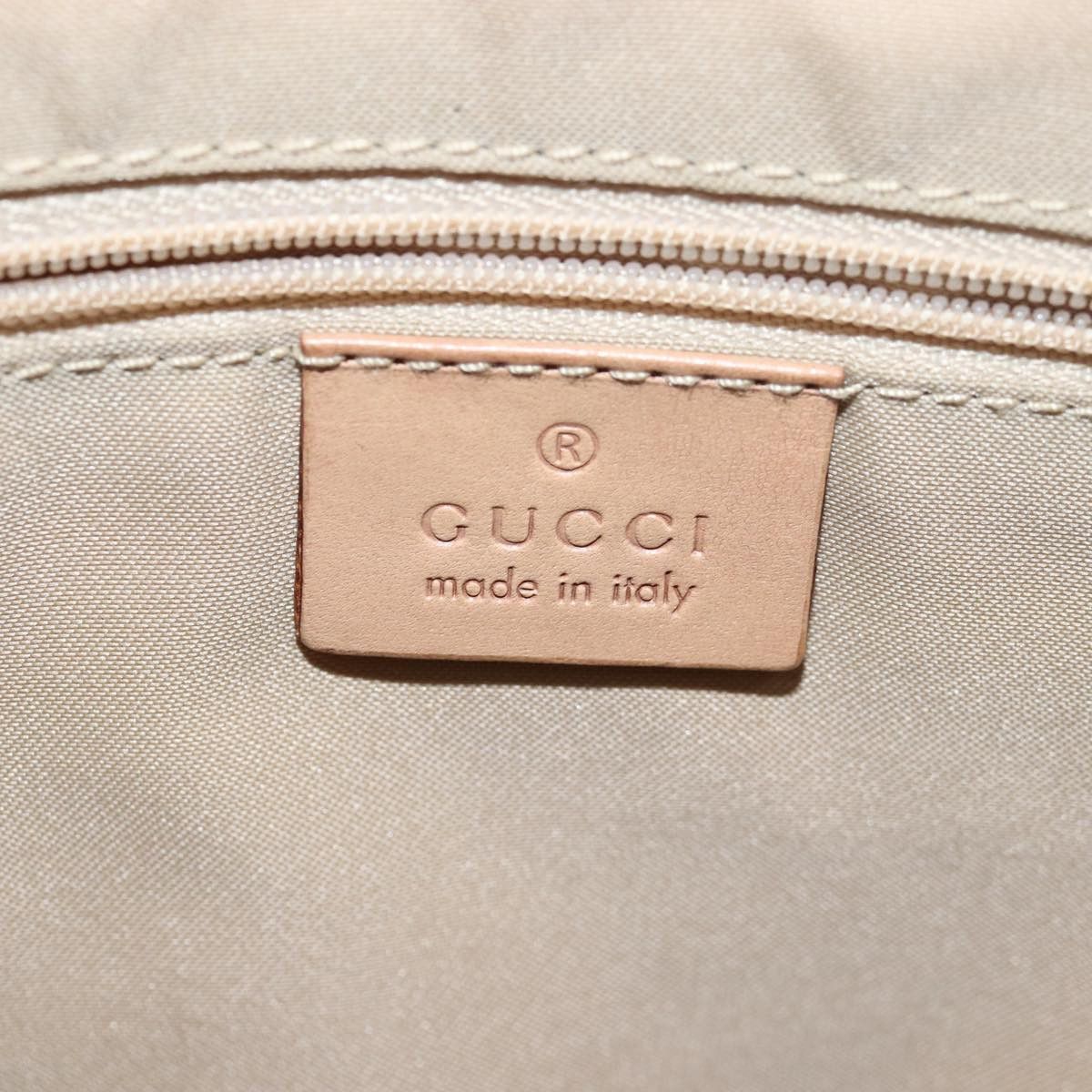 Gucci Gg Canvas Beige Canvas Tote Bag (Pre-Owned) Size ONE SIZE - 8 Thumbnail