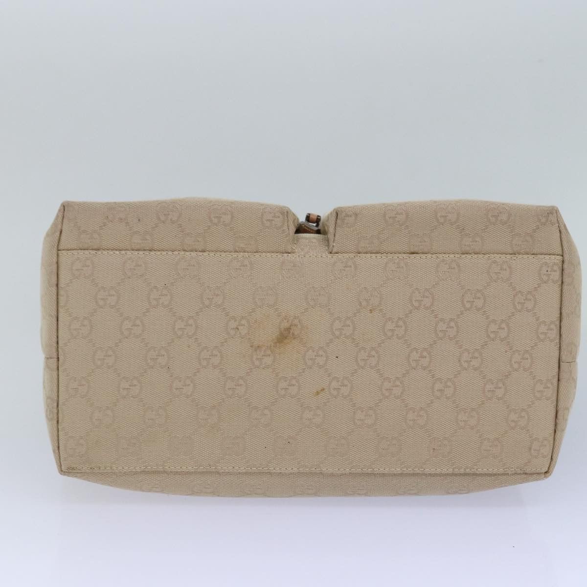 Gucci Gg Canvas Beige Canvas Tote Bag (Pre-Owned) Size ONE SIZE - 3 Thumbnail