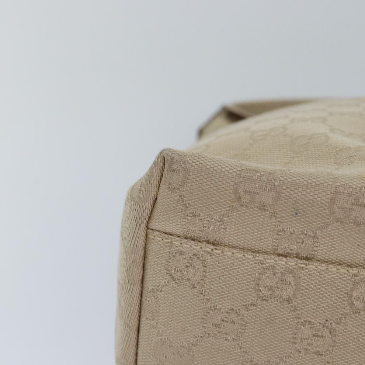 Gucci Gg Canvas Beige Canvas Tote Bag (Pre-Owned) Size ONE SIZE - 14 Thumbnail
