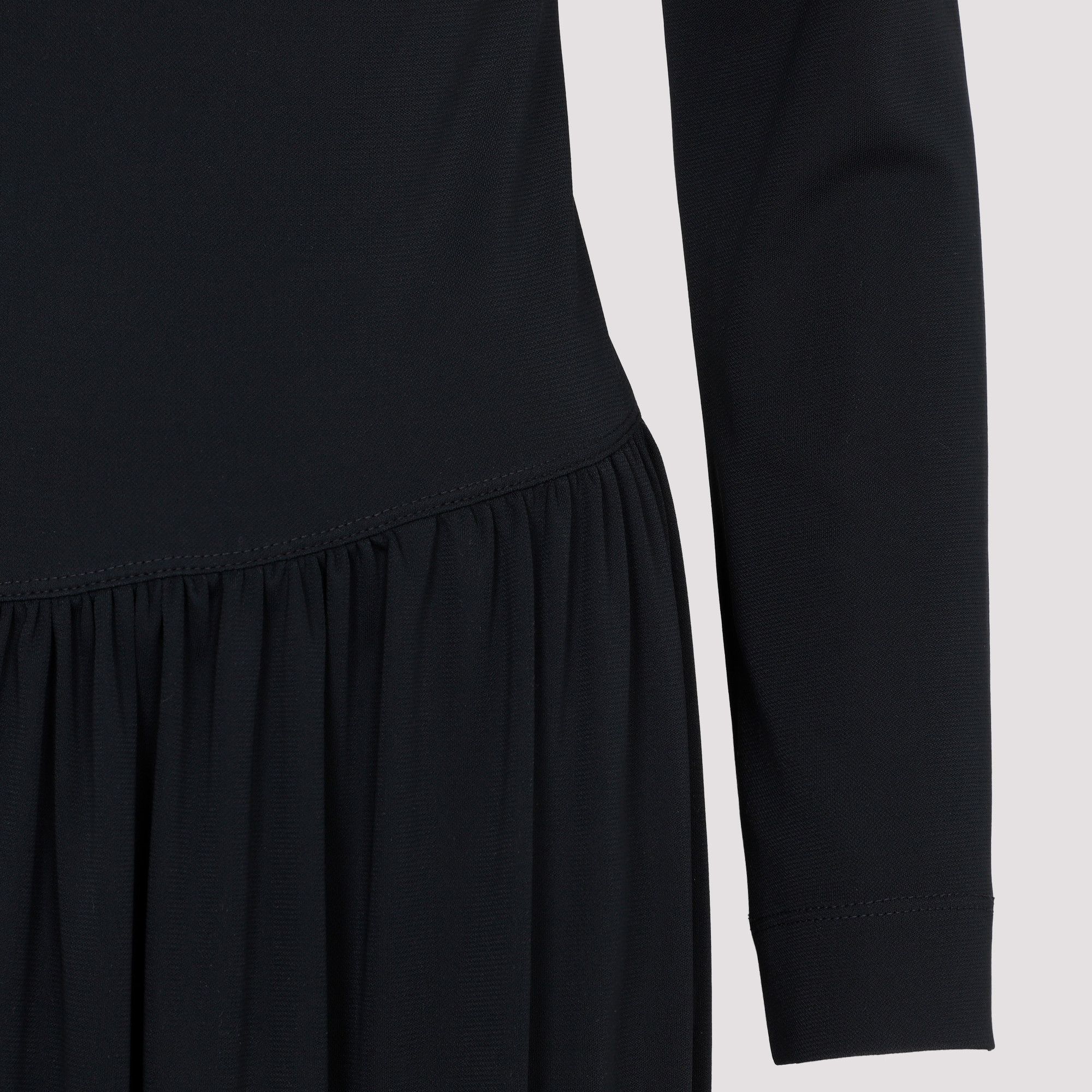 Lanvin Lanvin LS Drape Midi Dress Size S / US 4 / IT 40 - 3 Thumbnail