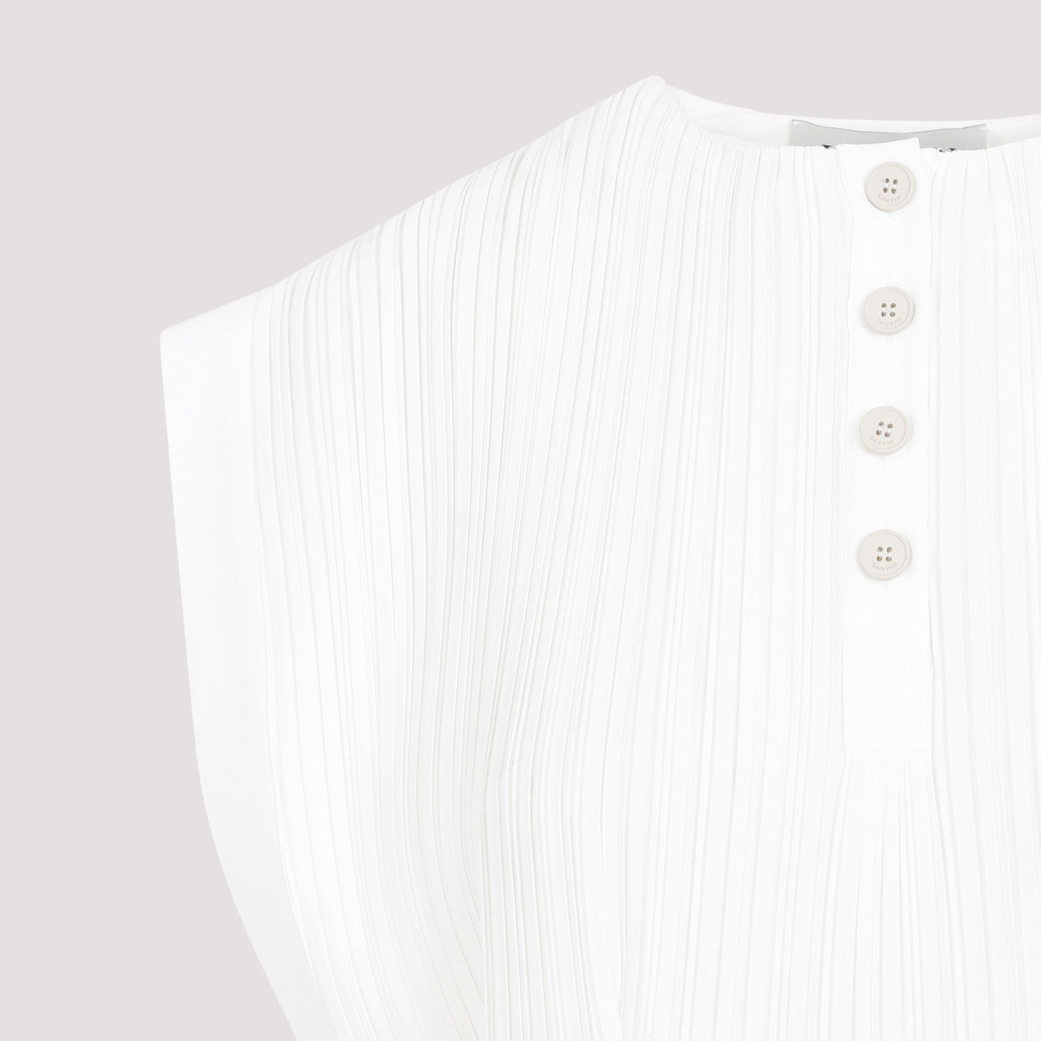 Lanvin Lanvin Sleeveless Pleated Midi Dress Size XS / US 0-2 / IT 36-38 - 3 Thumbnail