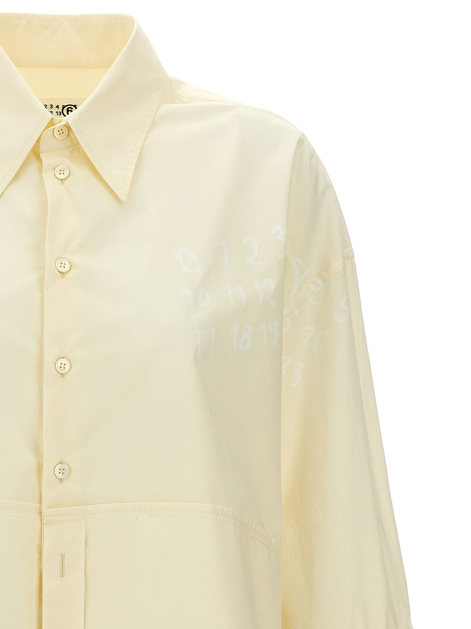 Maison Margiela Logo Print Shirt Size S / US 4 / IT 40 - 3 Thumbnail