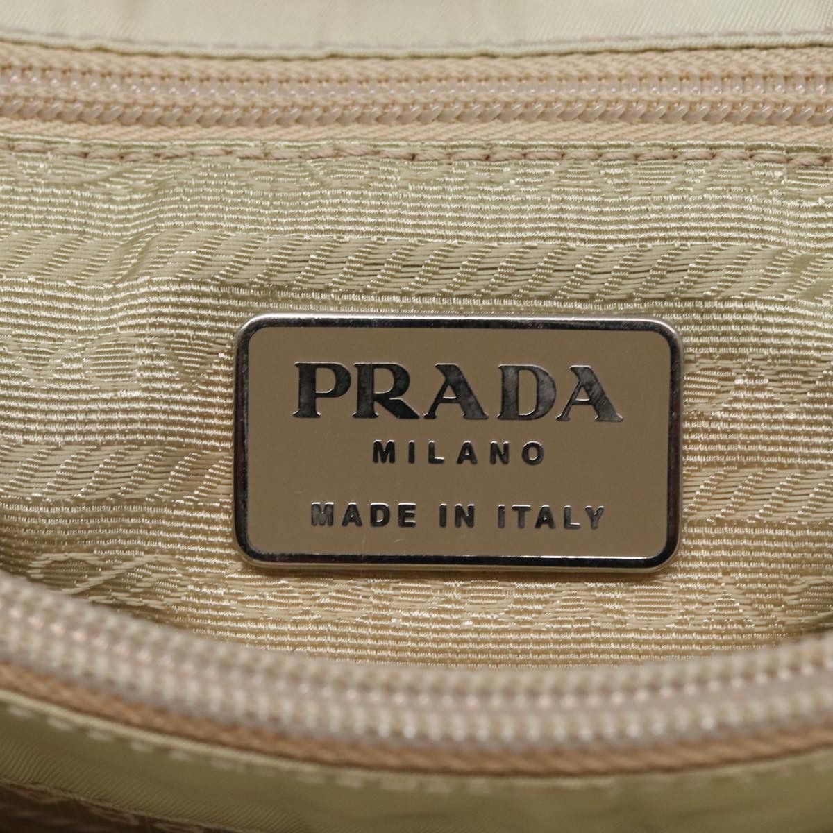 Prada Tessuto White Synthetic Handbag (Pre-Owned) Size ONE SIZE - 8 Thumbnail