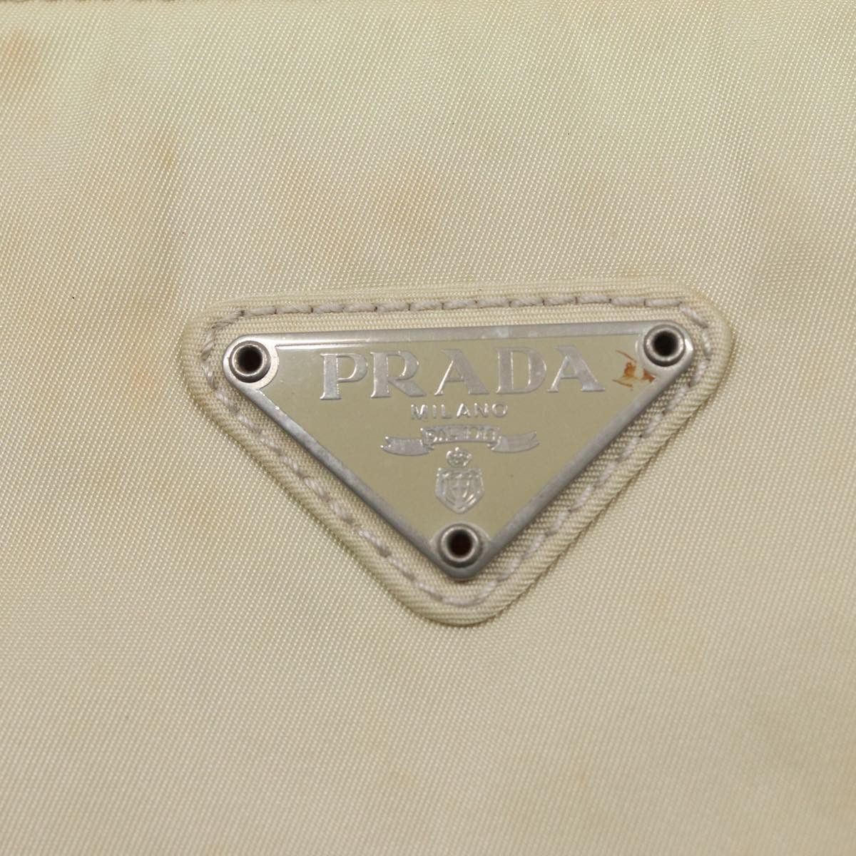 Prada Tessuto White Synthetic Handbag (Pre-Owned) Size ONE SIZE - 20 Thumbnail
