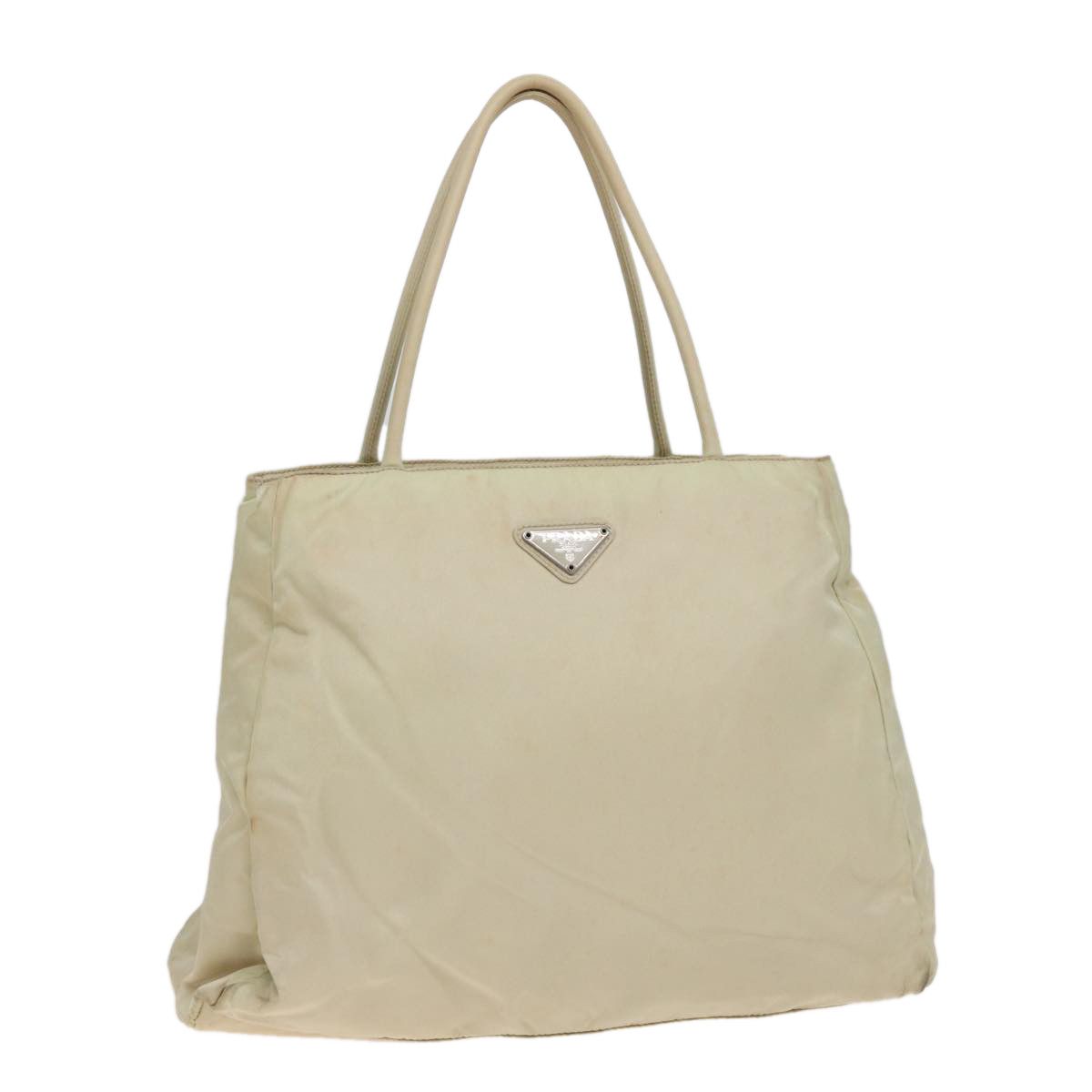 Prada Tessuto White Synthetic Handbag (Pre-Owned) Size ONE SIZE - 17 Thumbnail