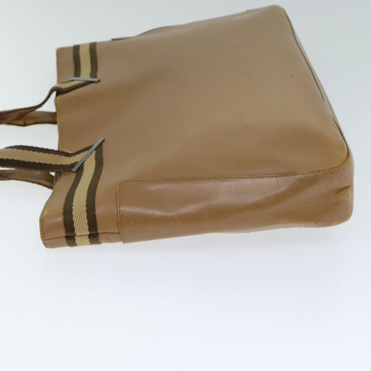 Gucci Sherry Brown Leather Handbag (Pre-Owned) Size ONE SIZE - 10 Thumbnail