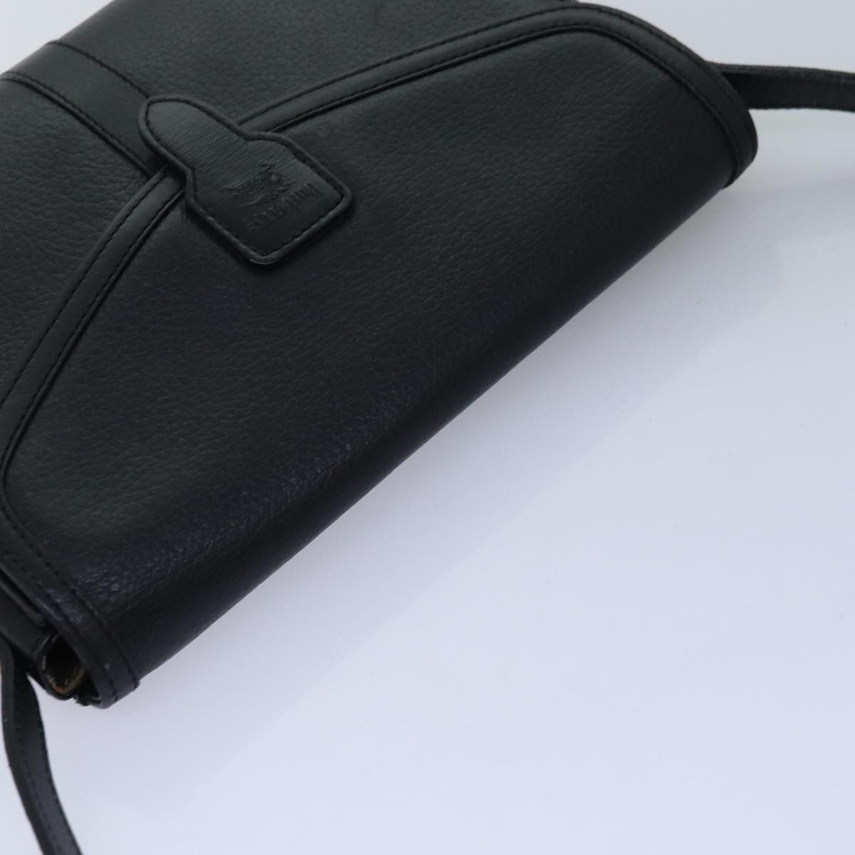Burberry Black Leather Shoulder Bag (Pre-Owned) Size ONE SIZE - 4 Thumbnail