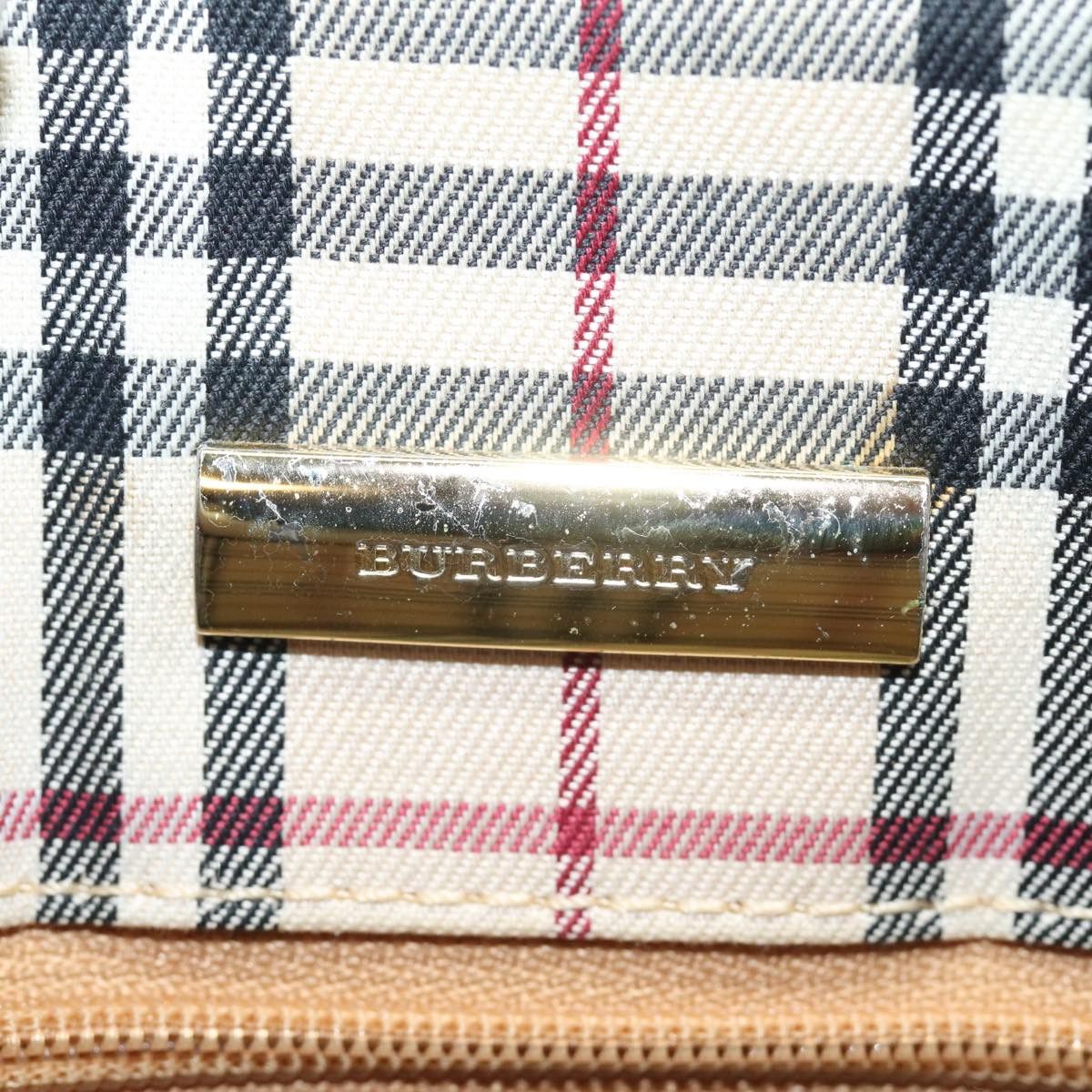Burberry Nova Check Beige Leather Shoulder Bag (Pre-Owned) Size ONE SIZE - 6 Thumbnail