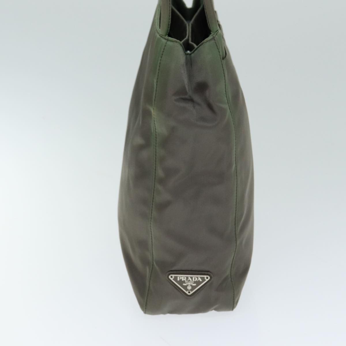 Prada Tessuto Grey Synthetic Tote Bag (Pre-Owned) Size ONE SIZE - 10 Thumbnail