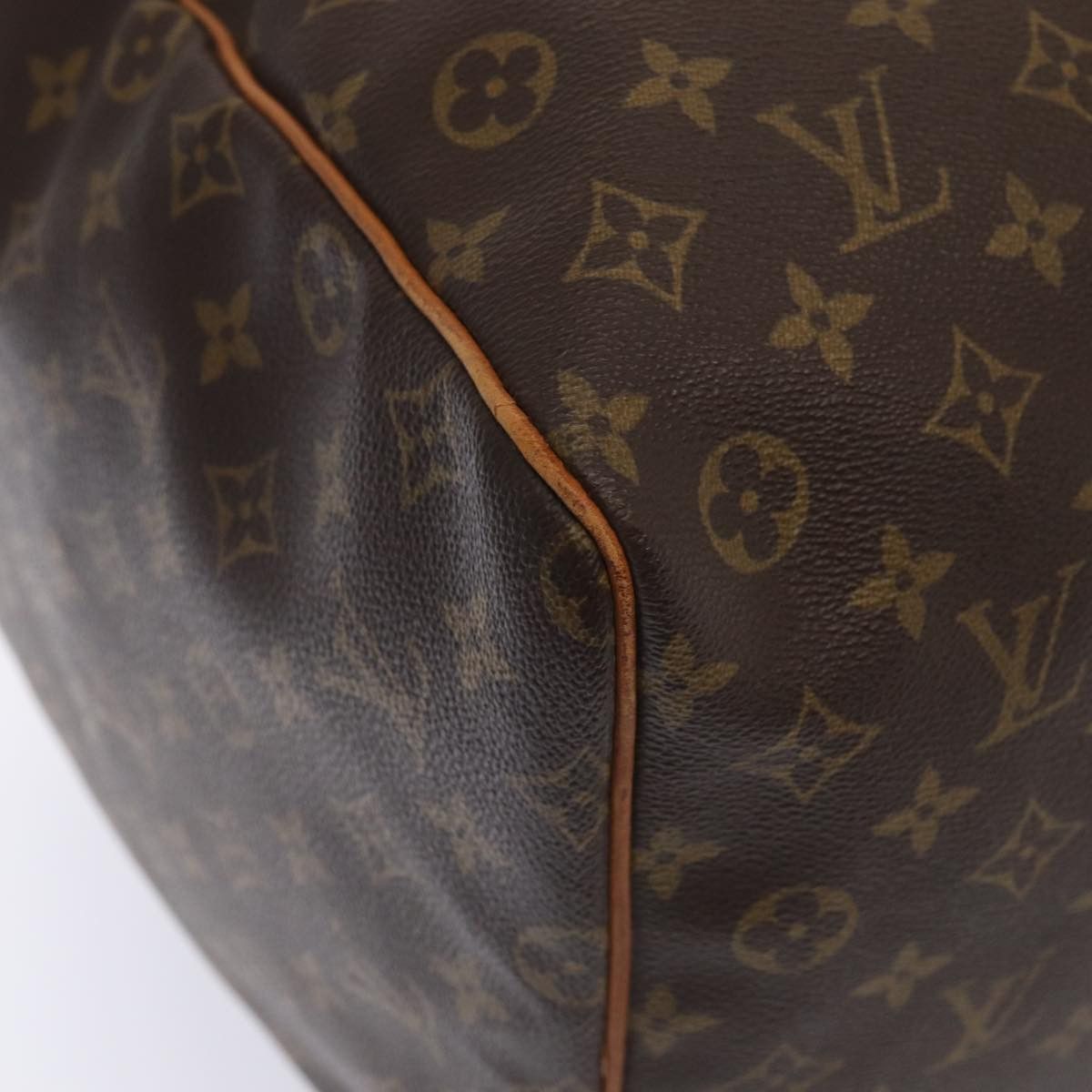 Louis Vuitton Keepall 60 Brown Canvas Travel Bag (Pre-Owned) Size ONE SIZE - 12 Thumbnail