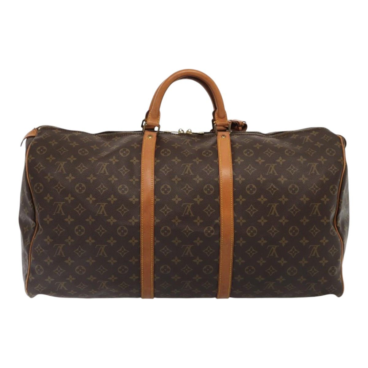 Louis Vuitton Keepall 60 Brown Canvas Travel Bag (Pre-Owned) Size ONE SIZE - 2 Thumbnail