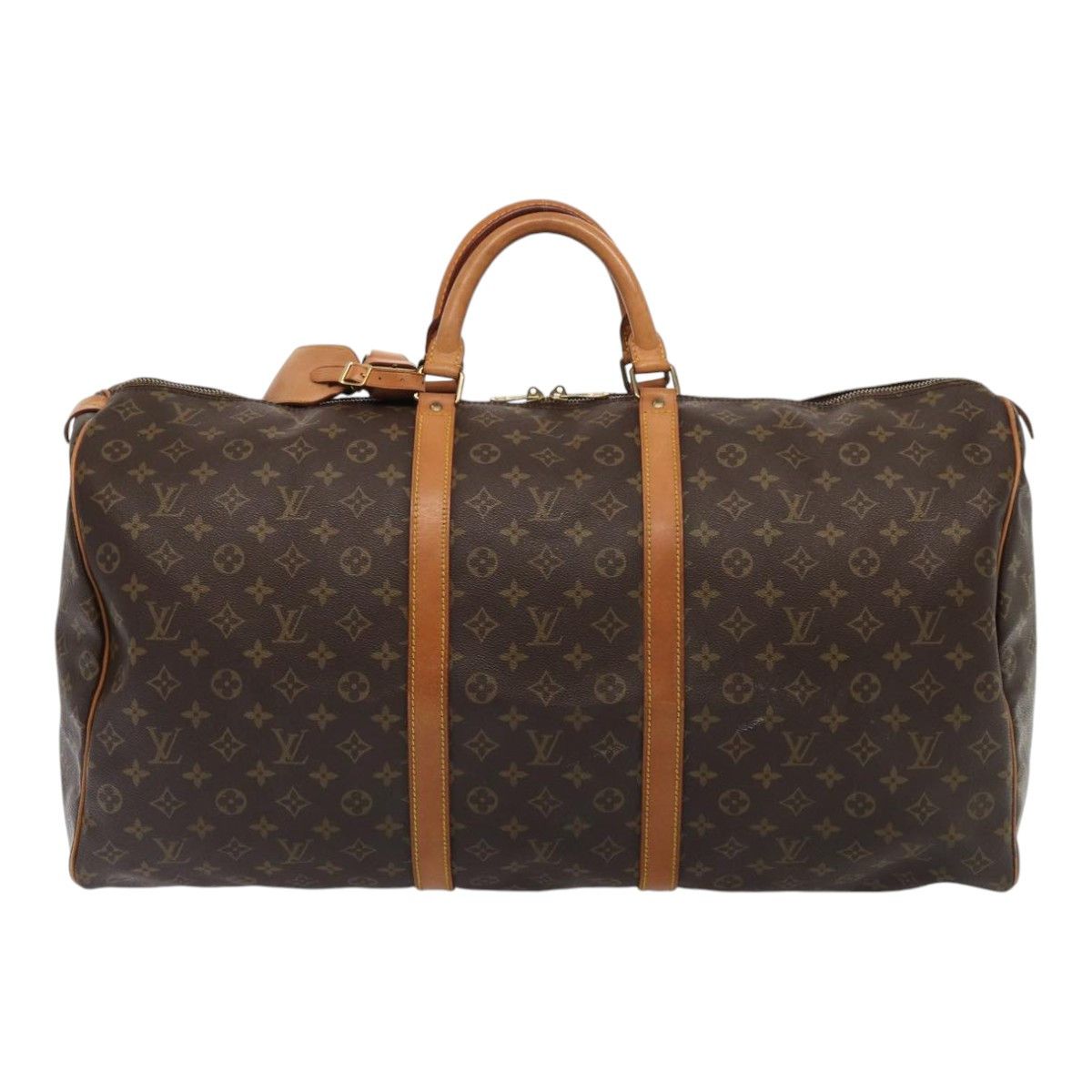 Louis Vuitton Keepall 60 Brown Canvas Travel Bag (Pre-Owned) Size ONE SIZE - 14 Thumbnail