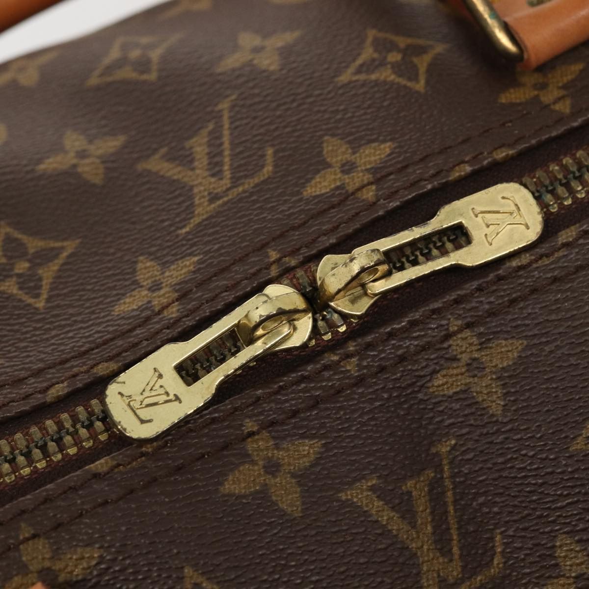 Louis Vuitton Keepall 60 Brown Canvas Travel Bag (Pre-Owned) Size ONE SIZE - 6 Thumbnail