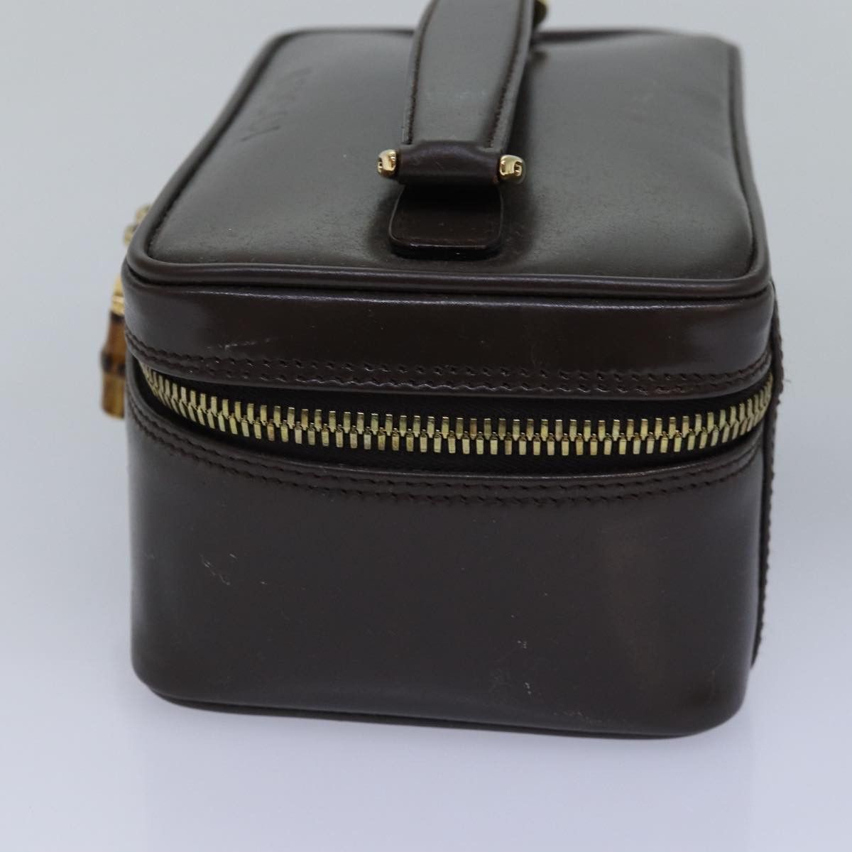 Gucci Vanity Brown Leather Clutch Bag (Pre-Owned) Size ONE SIZE - 10 Thumbnail